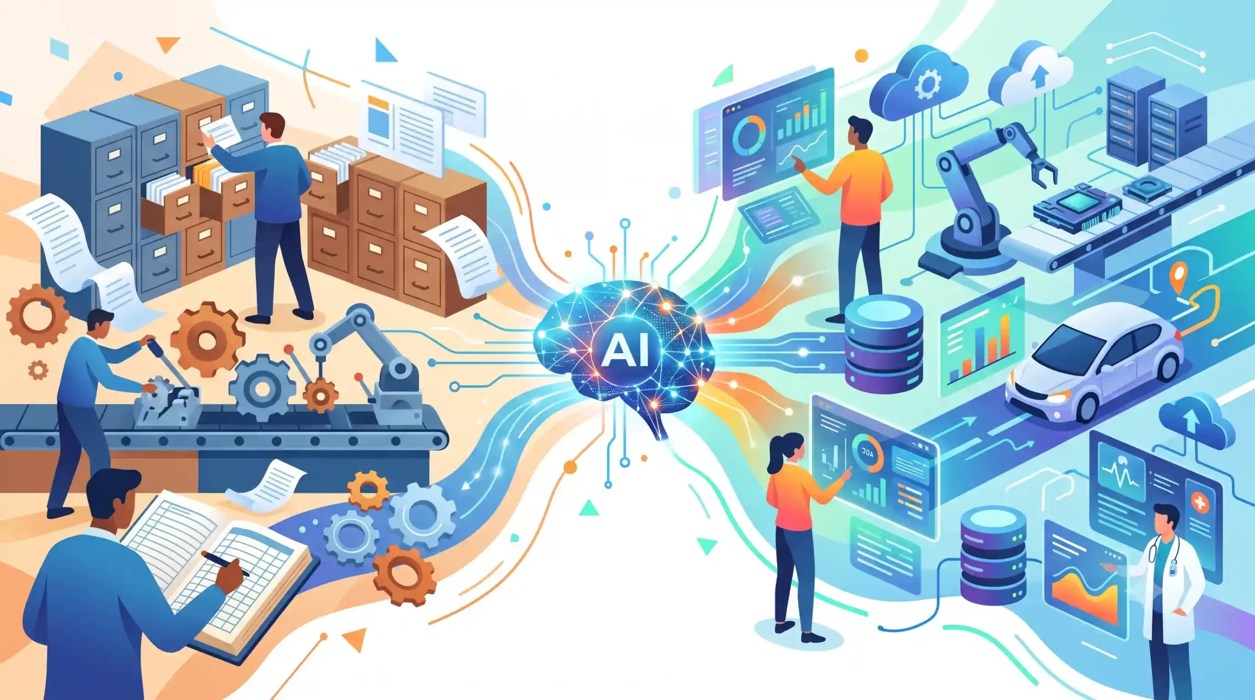 🤖 نقش هوش مصنوعی در تحول فرآیندهای سنتی
