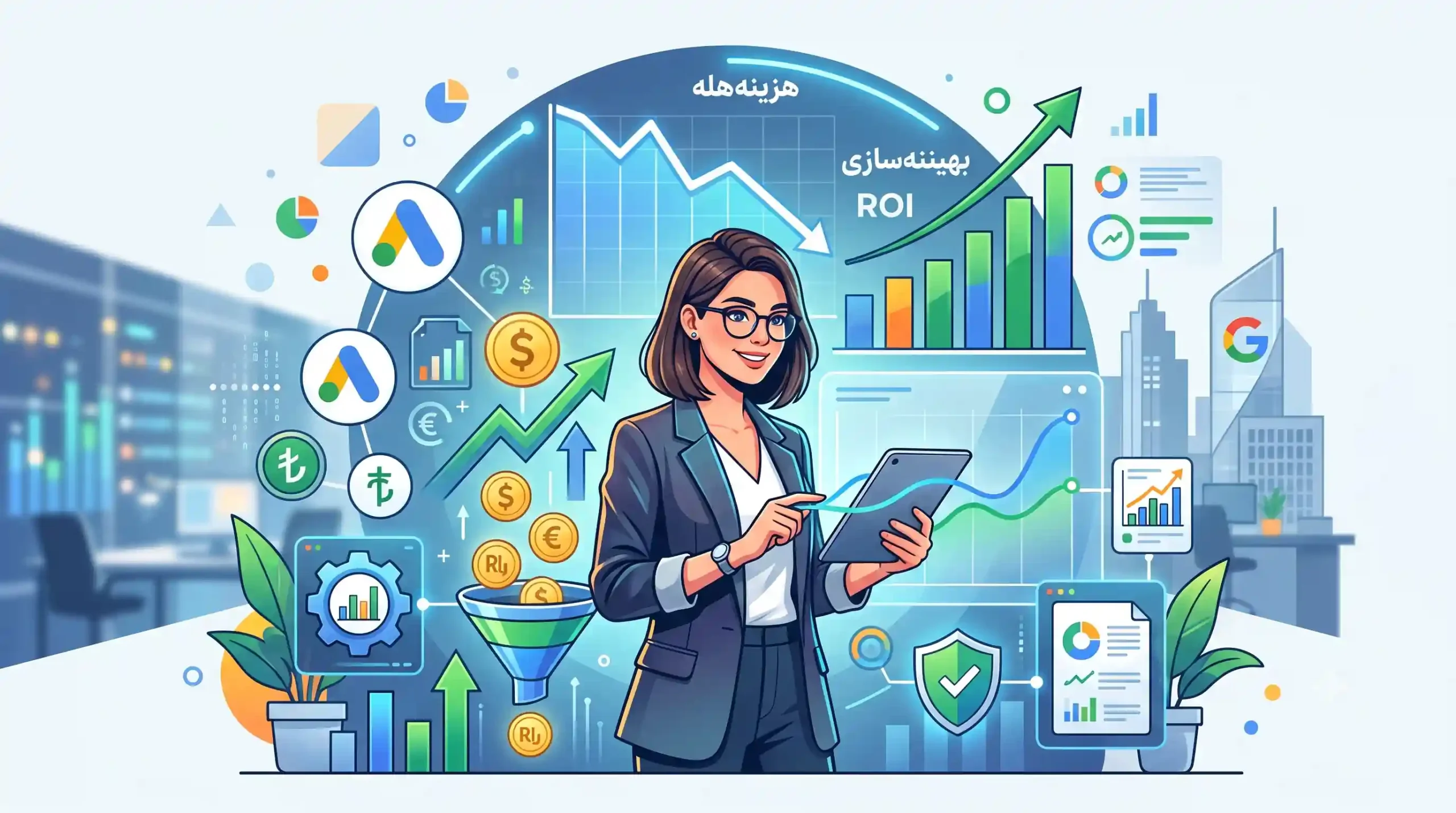 💰 کاهش هزینه‌های تبلیغات و بهینه‌سازی بودجه با ابزار گوگل
