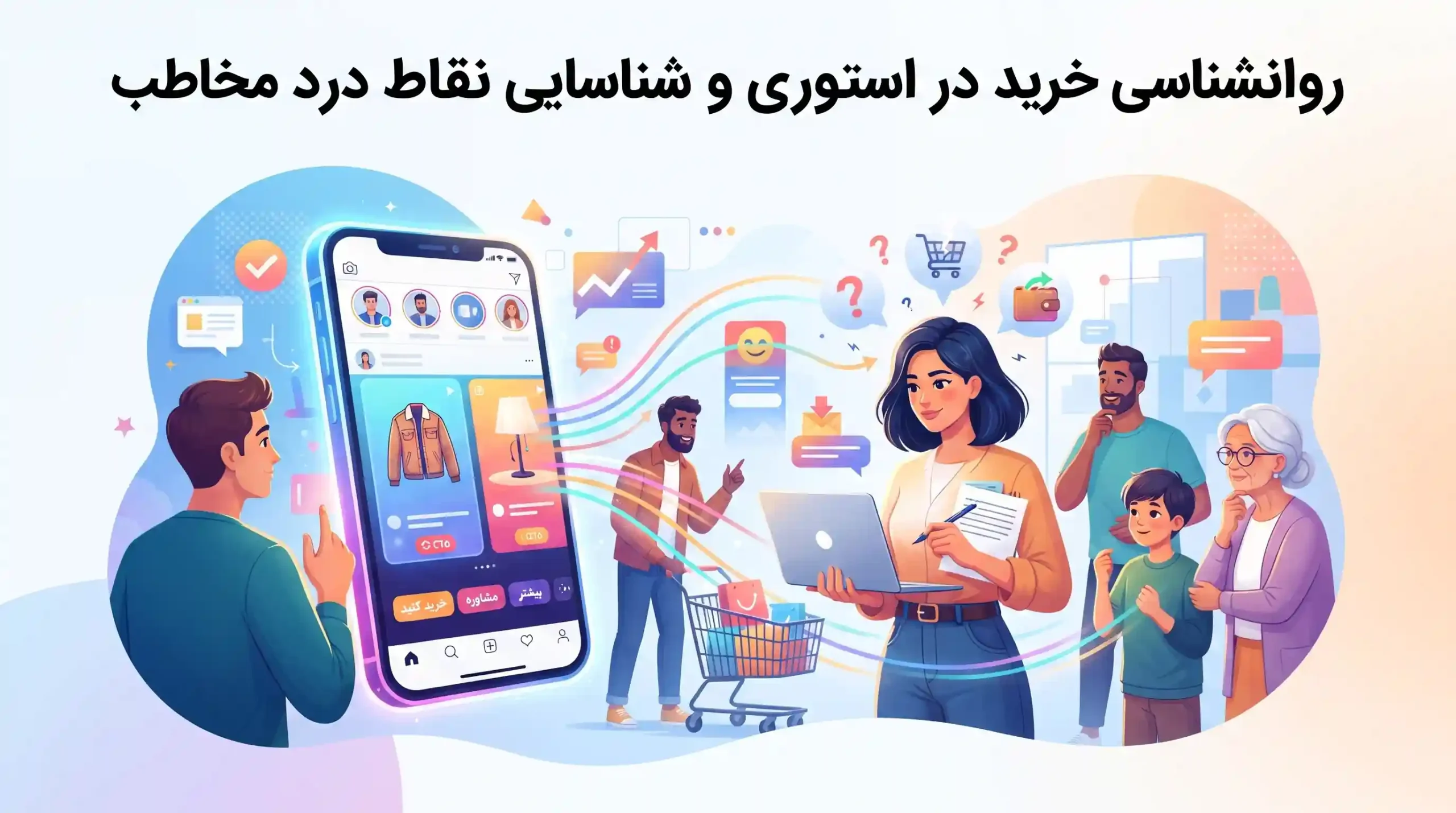 🧠 روانشناسی خرید در استوری و شناسایی نقاط درد مخاطب