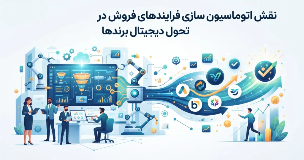 نقش اتوماسیون سازی فرایندهای فروش در تحول دیجیتال برندها