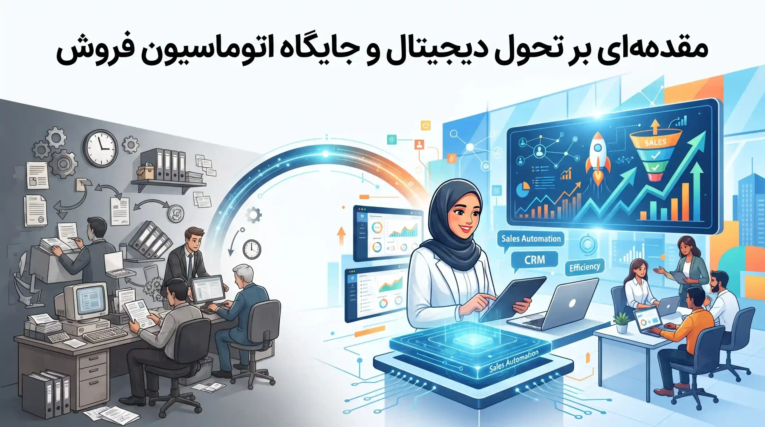 🚀 مقدمهای بر تحول دیجیتال و جایگاه اتوماسیون فروش