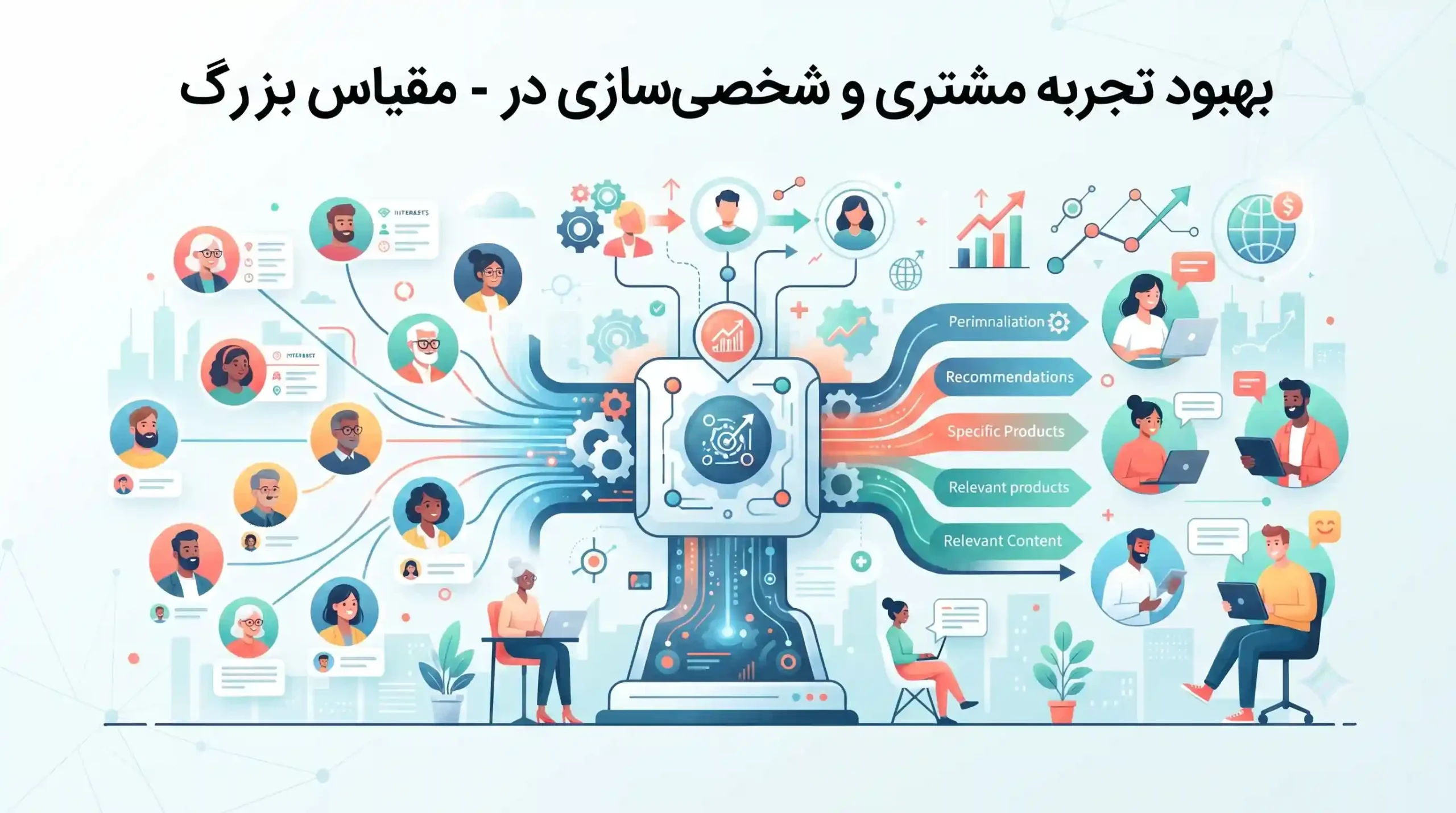 💎 بهبود تجربه مشتری و شخصیسازی در مقیاس بزرگ