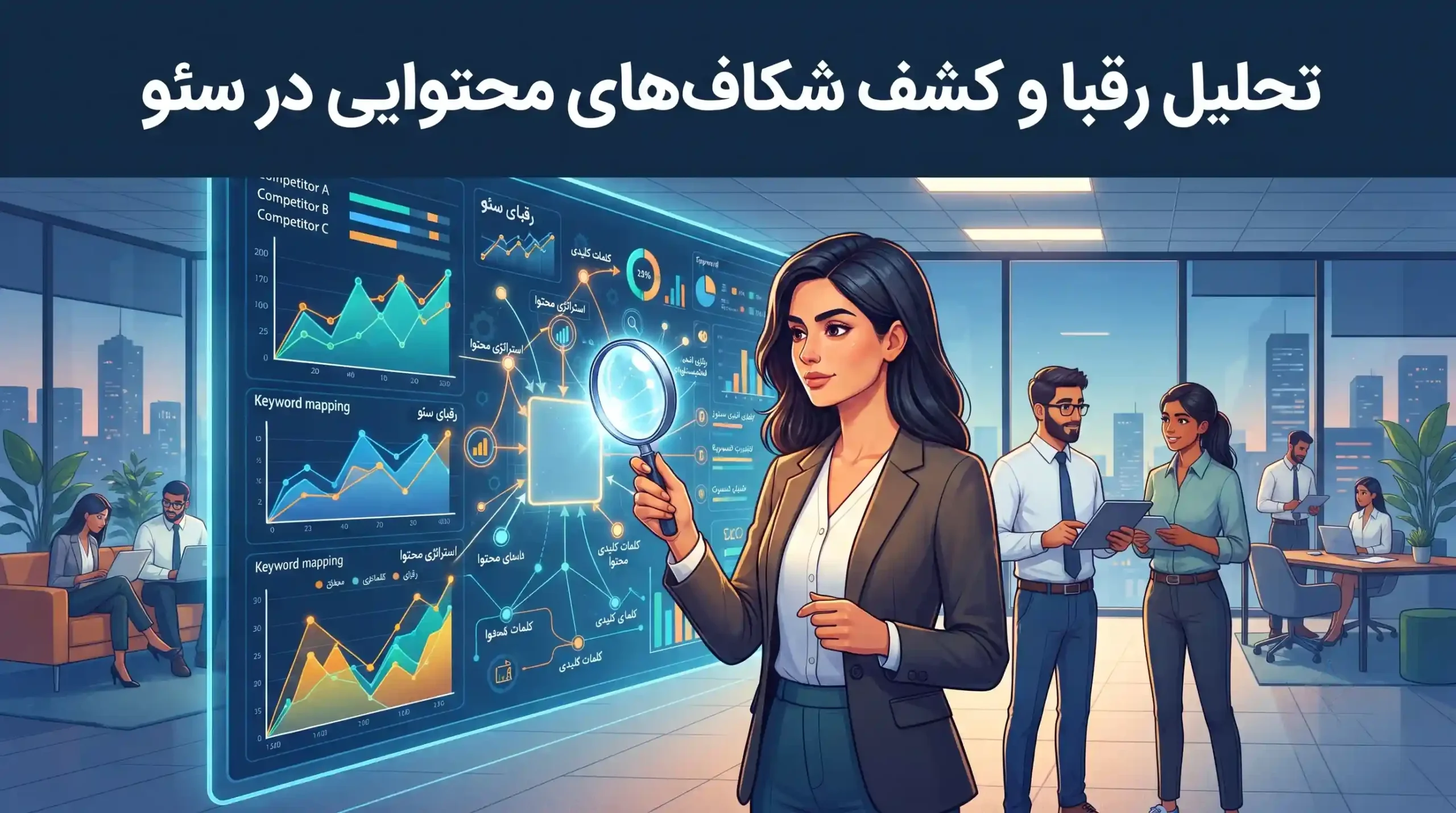 📊 تحلیل رقبا و کشف شکافهای محتوایی در سئو