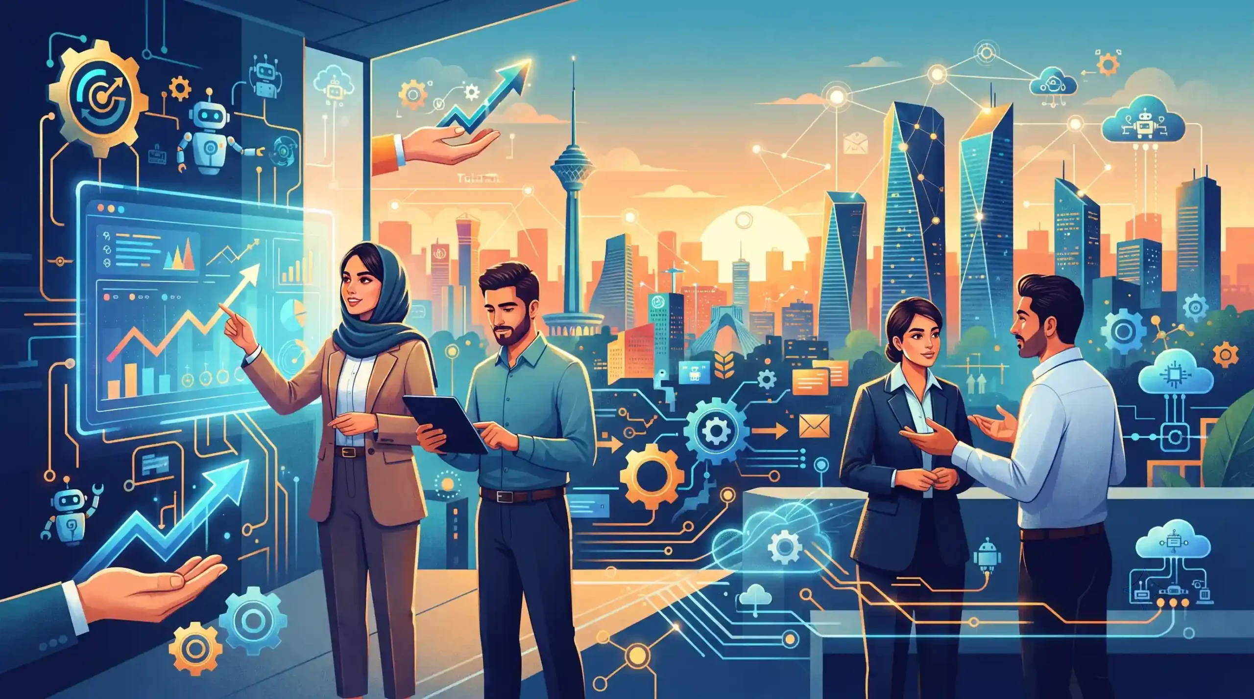 🔮 آینده فروش و اتوماسیون در ایران با رسا وب آفرین