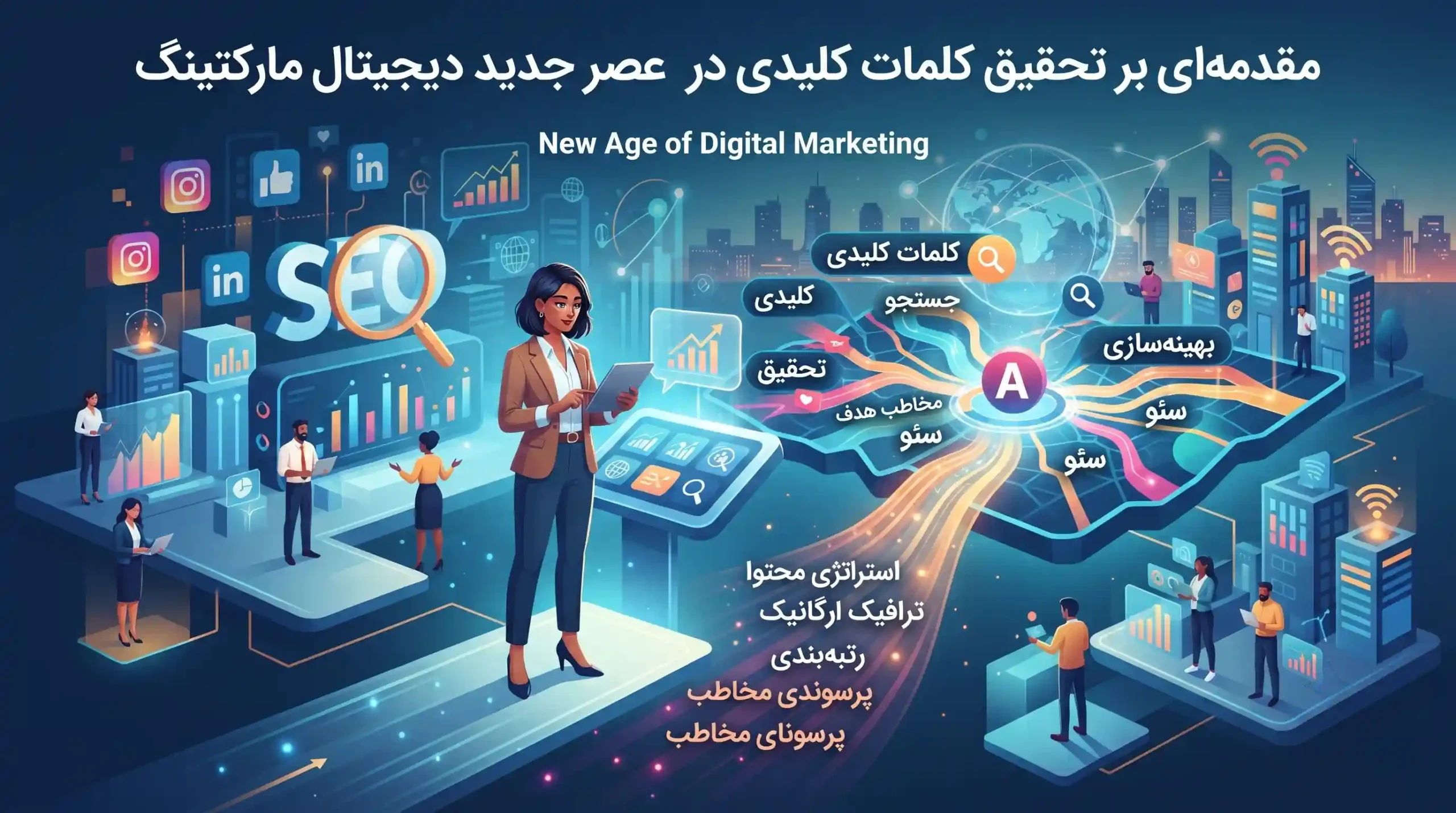 🔍 مقدمه‌ای بر تحقیق کلمات کلیدی در عصر جدید دیجیتال مارکتینگ
