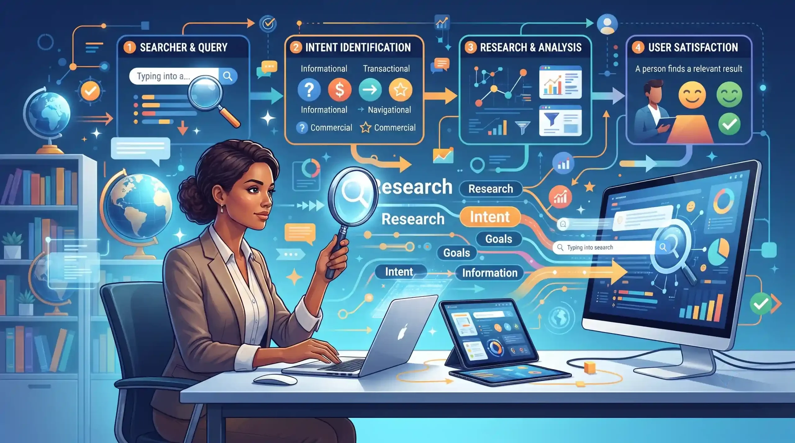 🎯 درک مفهوم هدف جستجو یا Search Intent در فرآیند ریسرچ