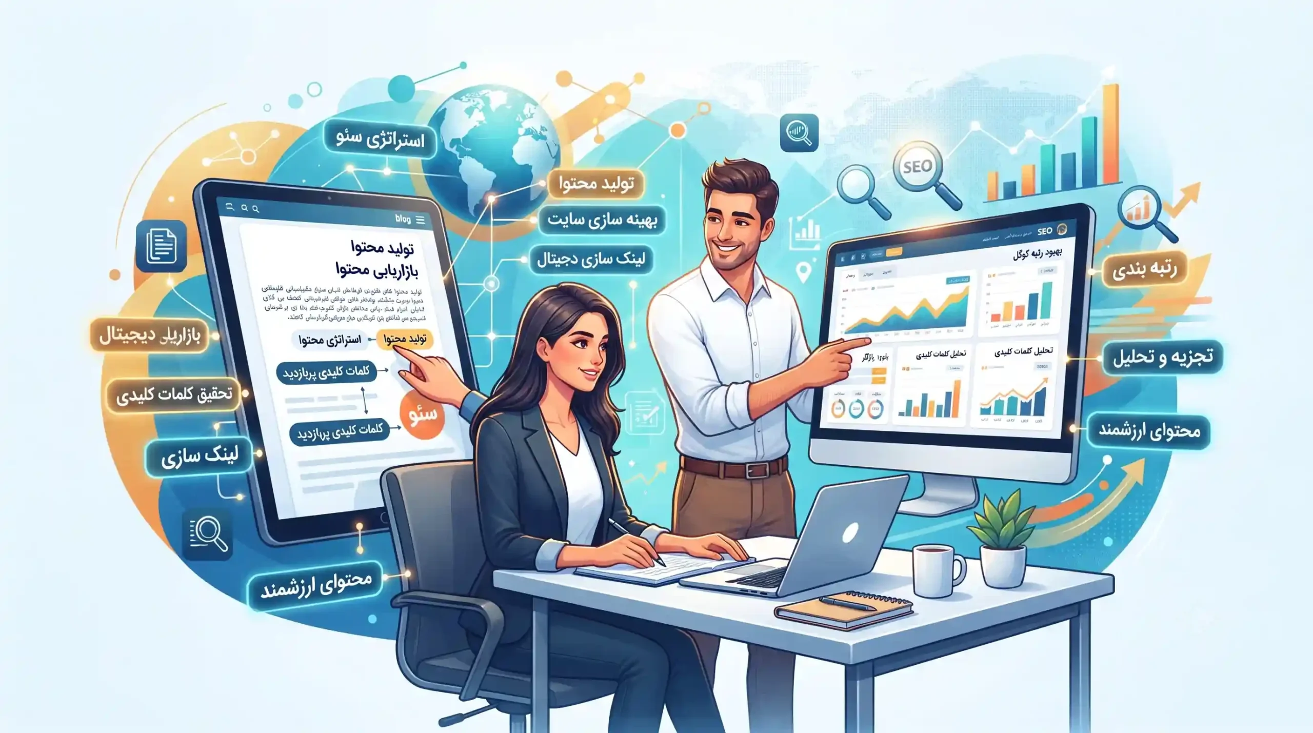 🚀 ادغام کلمات کلیدی در استراتژی بازاریابی محتوا و سئو سایت