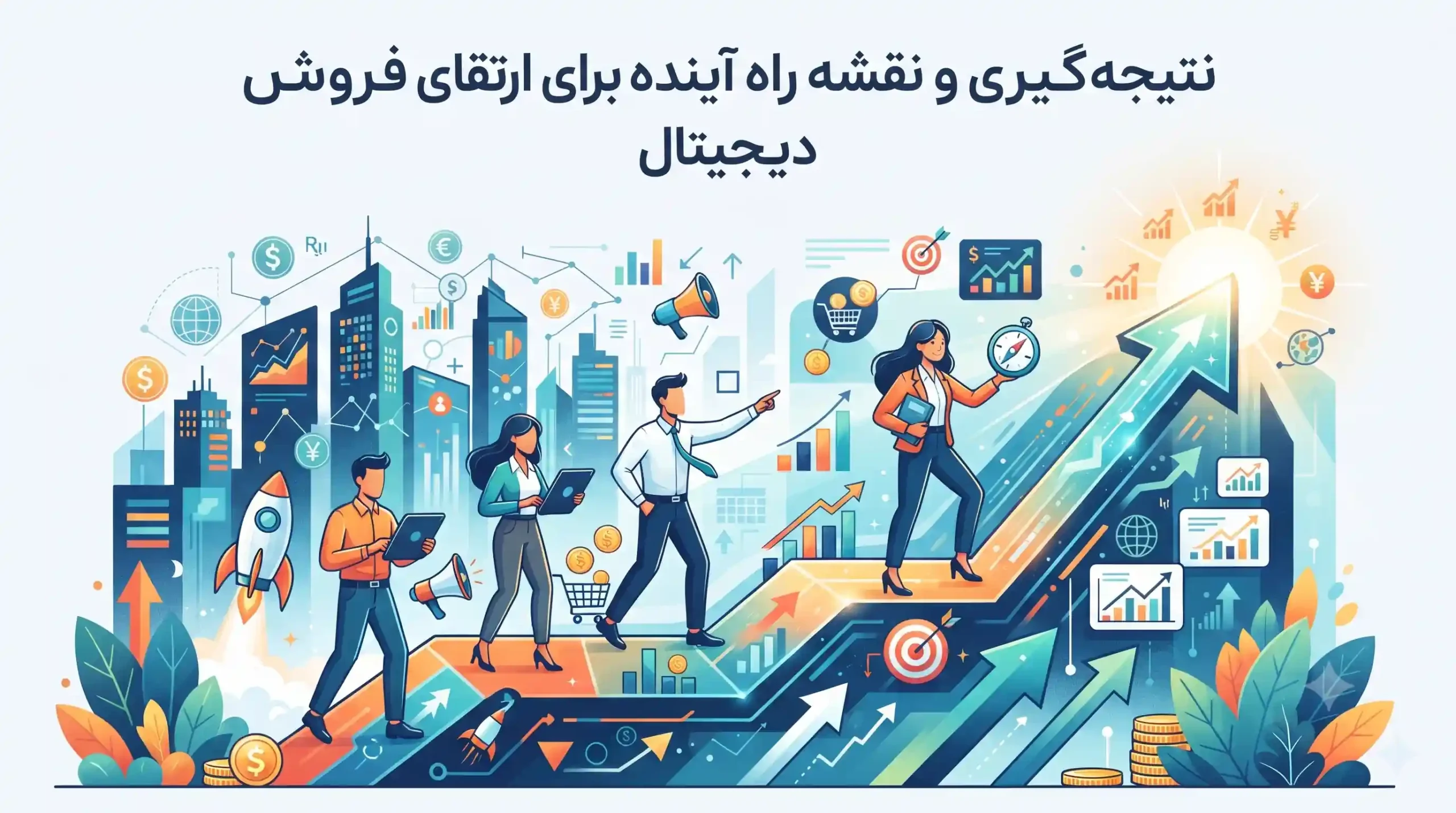 🏁 نتیجه‌گیری و نقشه راه آینده برای ارتقای فروش دیجیتال