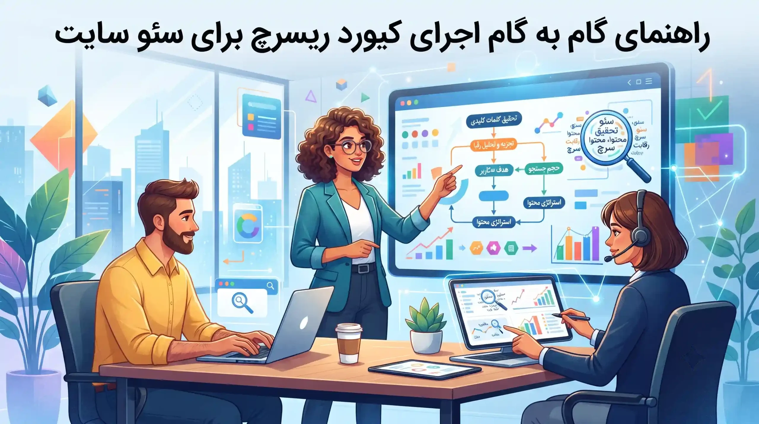 🚀 راهنمای گام به گام اجرای کیورد ریسرچ برای سئو سایت