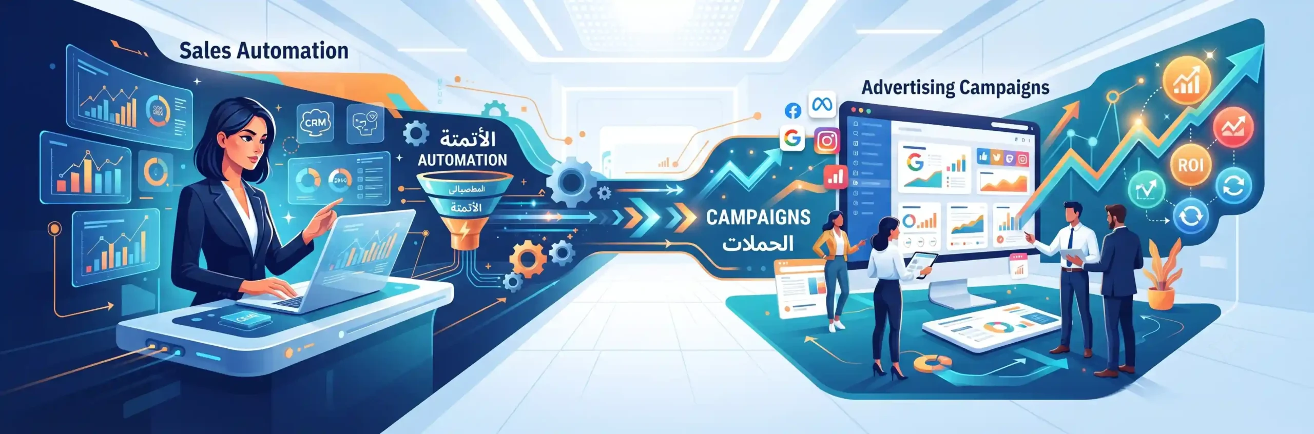 🚀 مقدمه‌ای بر همگرایی اتوماسیون فروش و کمپین‌های تبلیغاتی