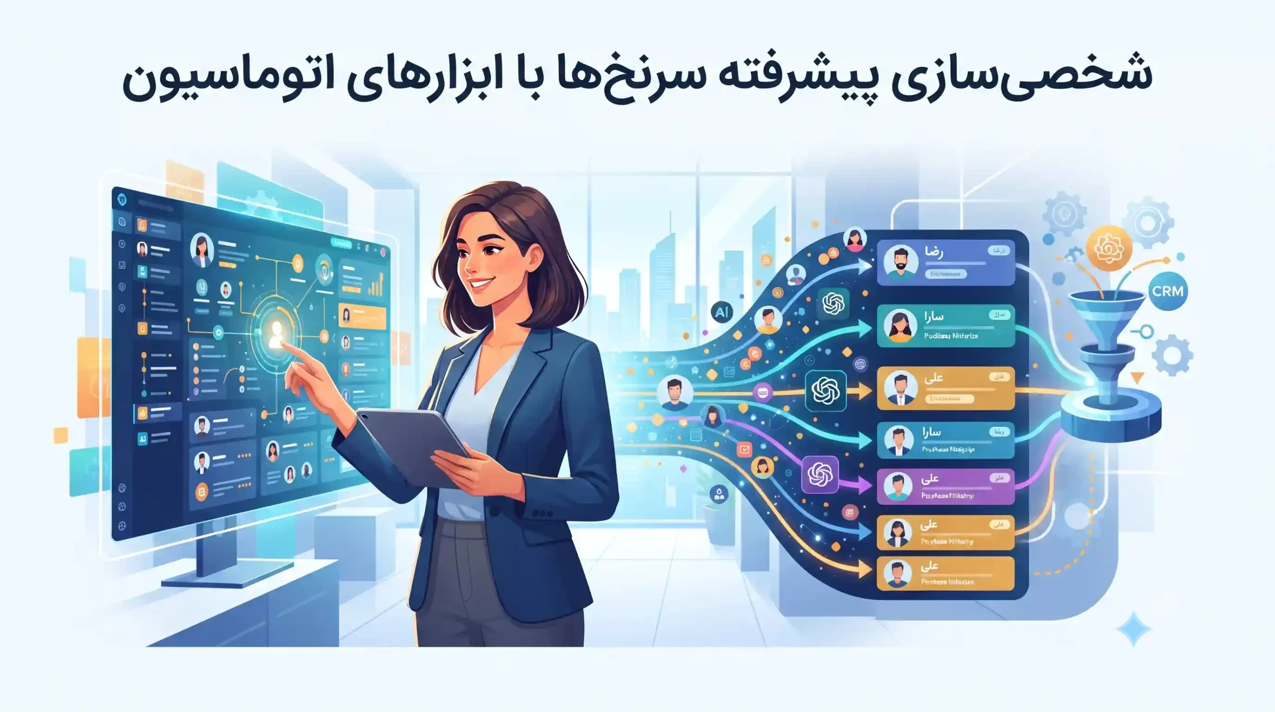 🎯 شخصی‌سازی پیشرفته سرنخ‌ها با ابزارهای اتوماسیون