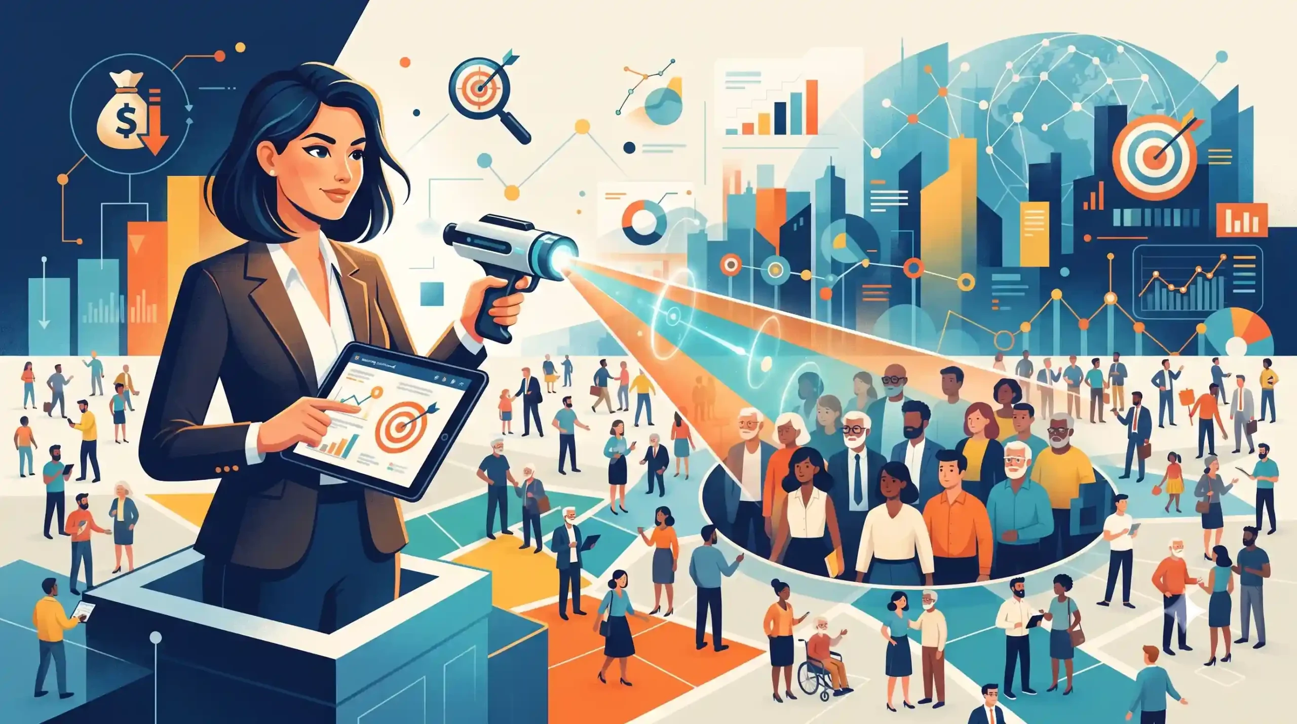 💰 کاهش هزینههای بازاریابی با هدفگیری دقیق مخاطبان