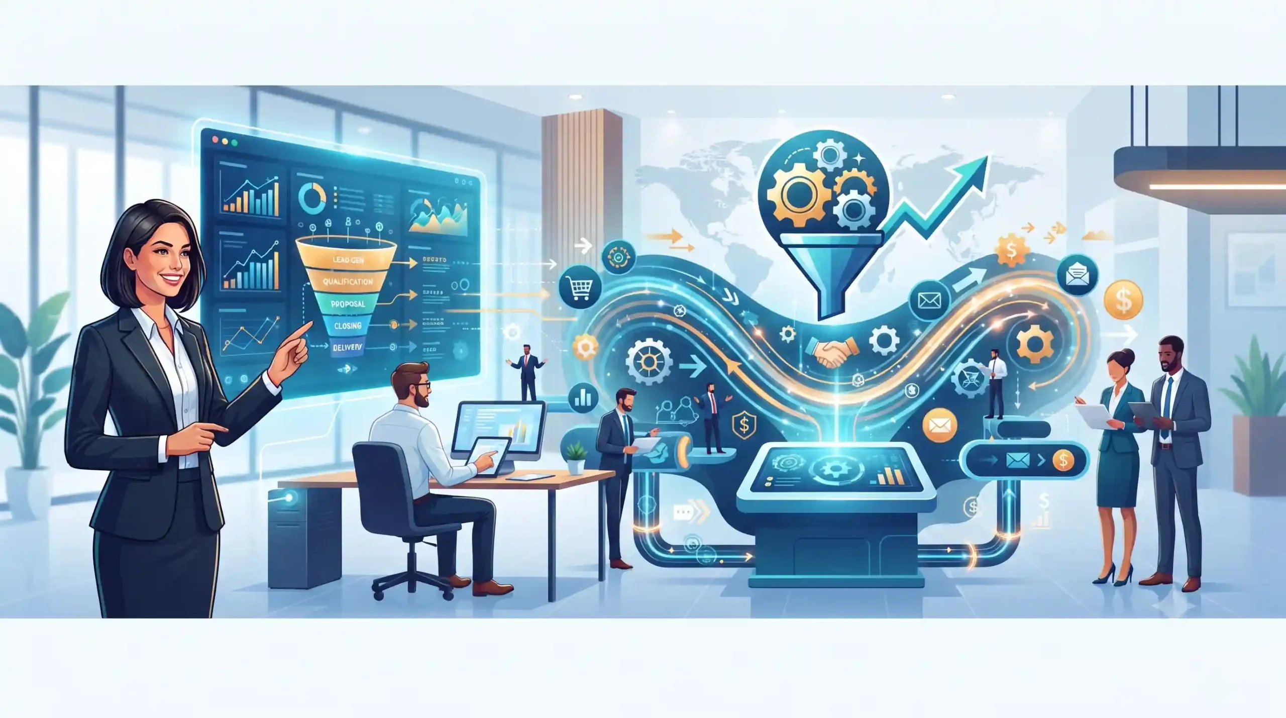 🤖 نقش کلیدی اتوماسیون سازی فرایندهای فروش در کسب‌وکارها