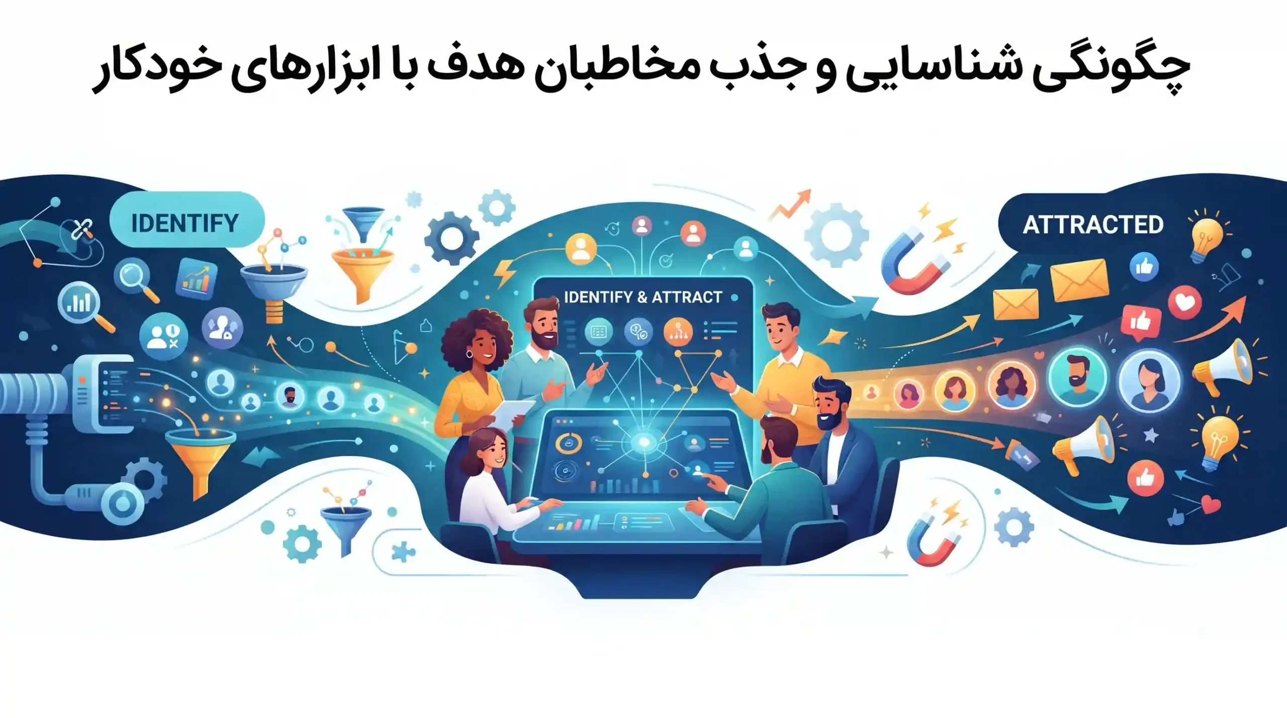 🎯 چگونگی شناسایی و جذب مخاطبان هدف با ابزارهای خودکار
