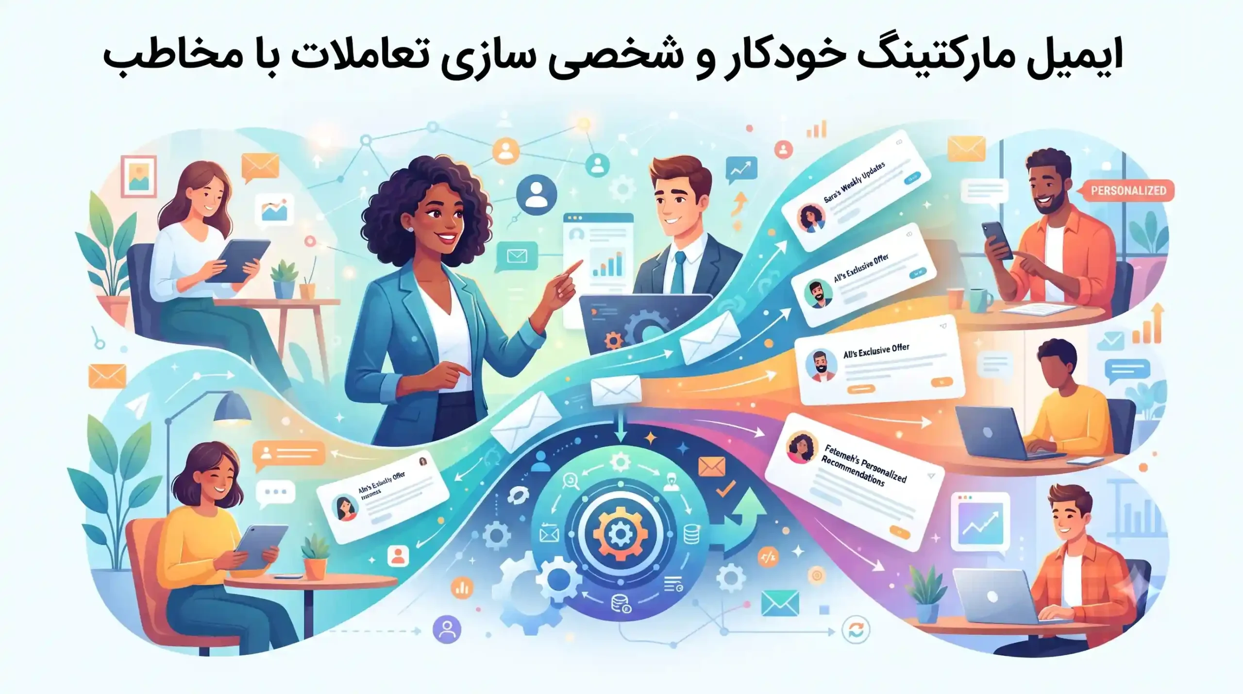 ✉️ ایمیل مارکتینگ خودکار و شخصیسازی تعاملات با مخاطب