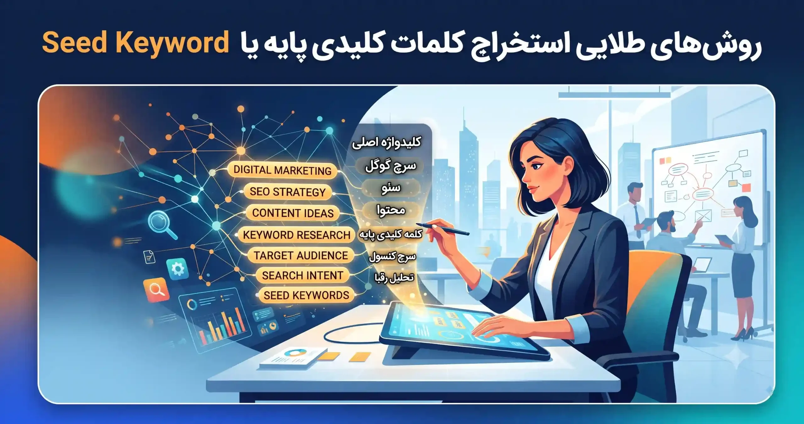 🌱 روشهای طلایی استخراج کلمات کلیدی پایه یا Seed Keywords