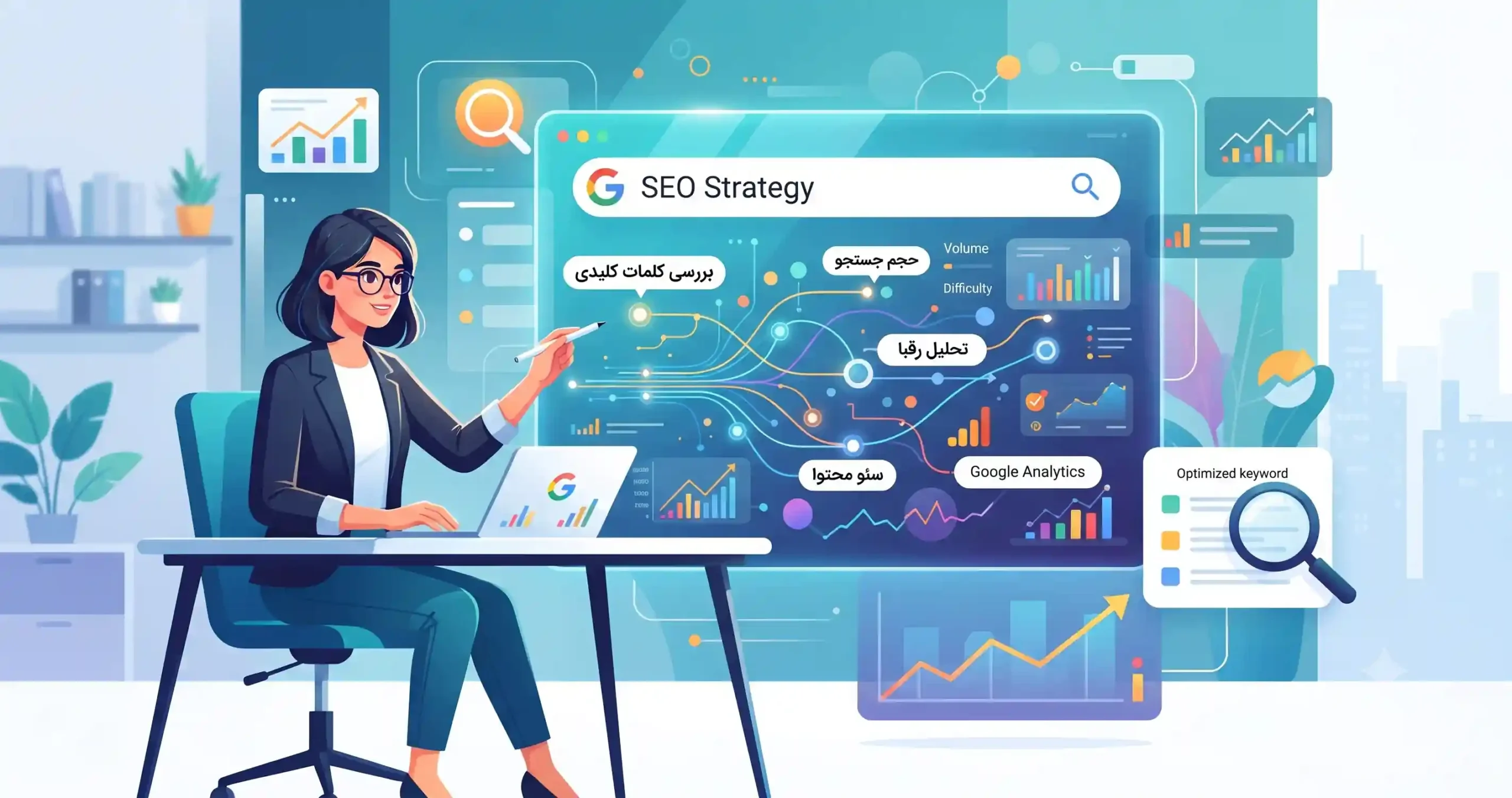 🔍 گام به گام شروع کار با ابزار گوگل کیورد ریسرچ