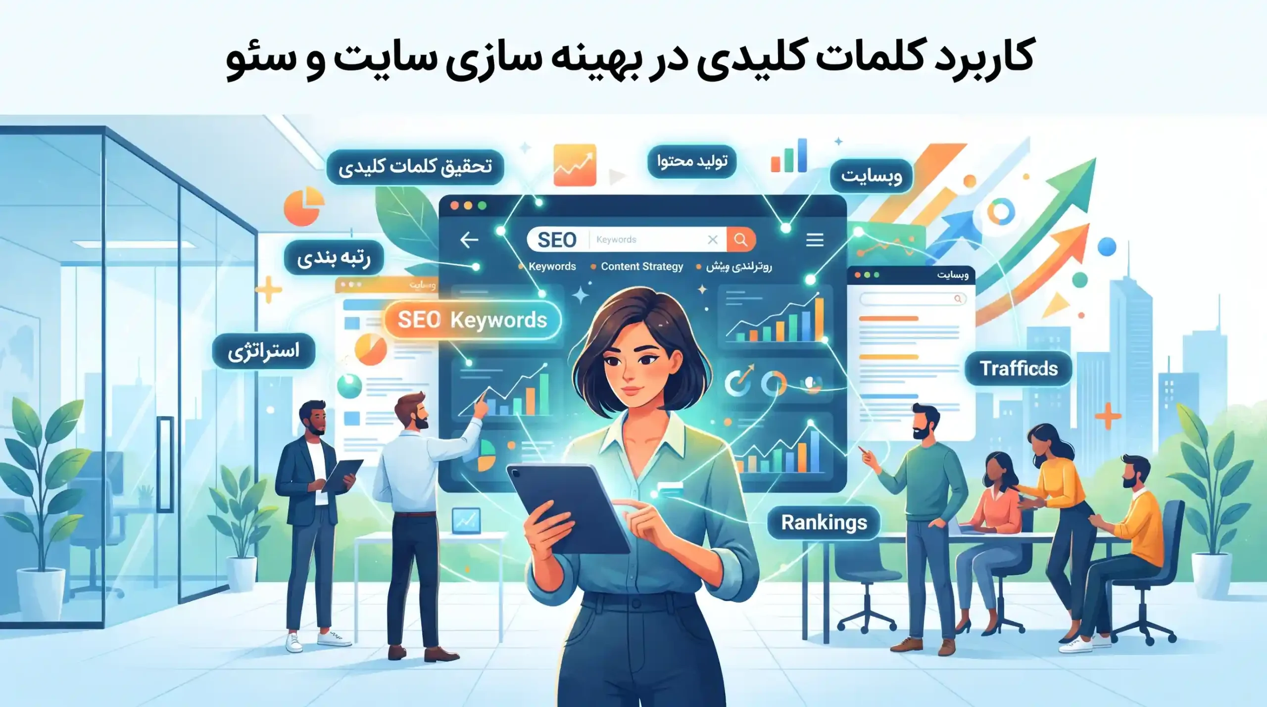 🚀 کاربرد کلمات کلیدی در بهینه سازی سایت و سئو