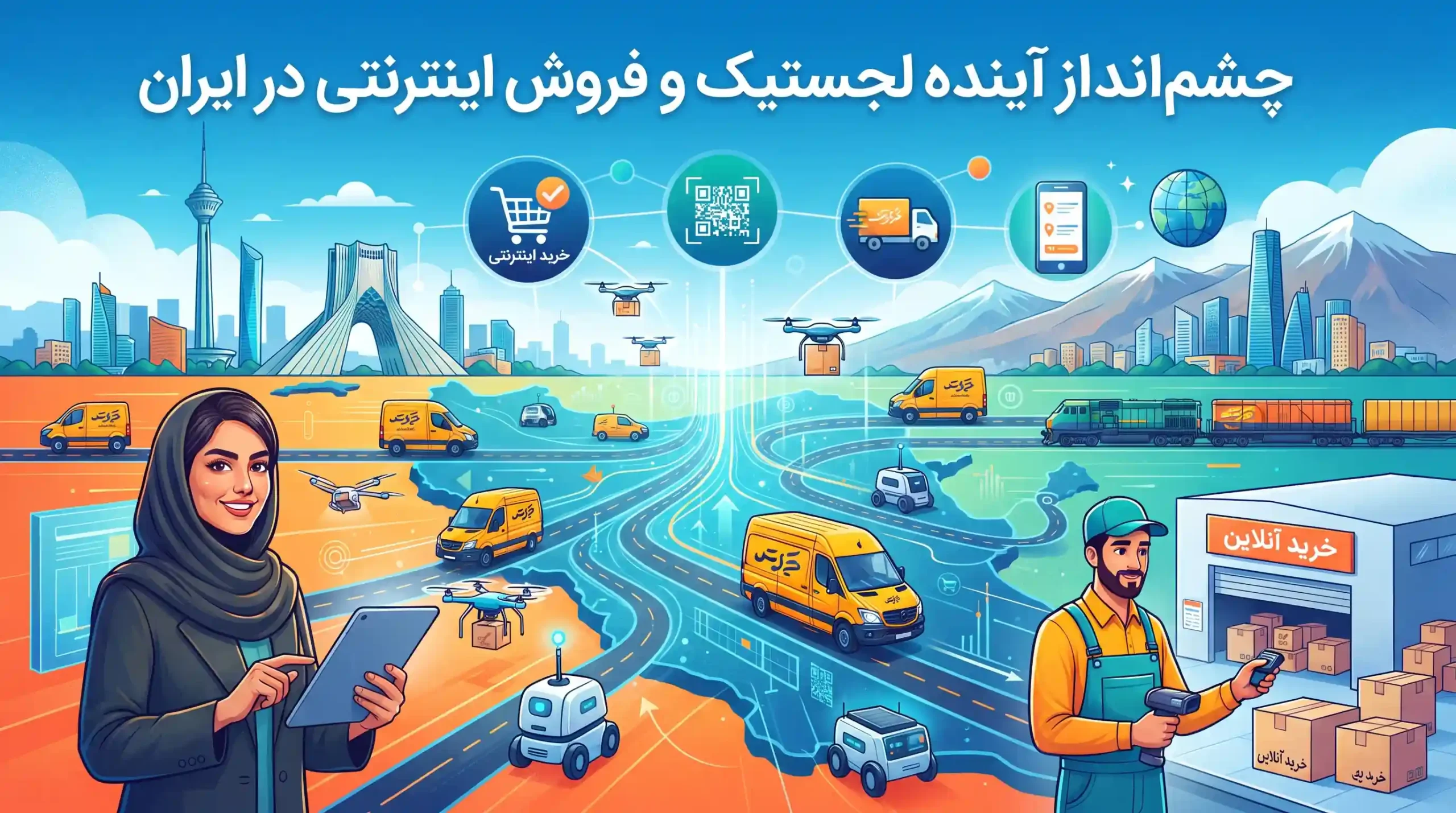 🔮 چشمانداز آینده لجستیک و فروش اینترنتی در ایران