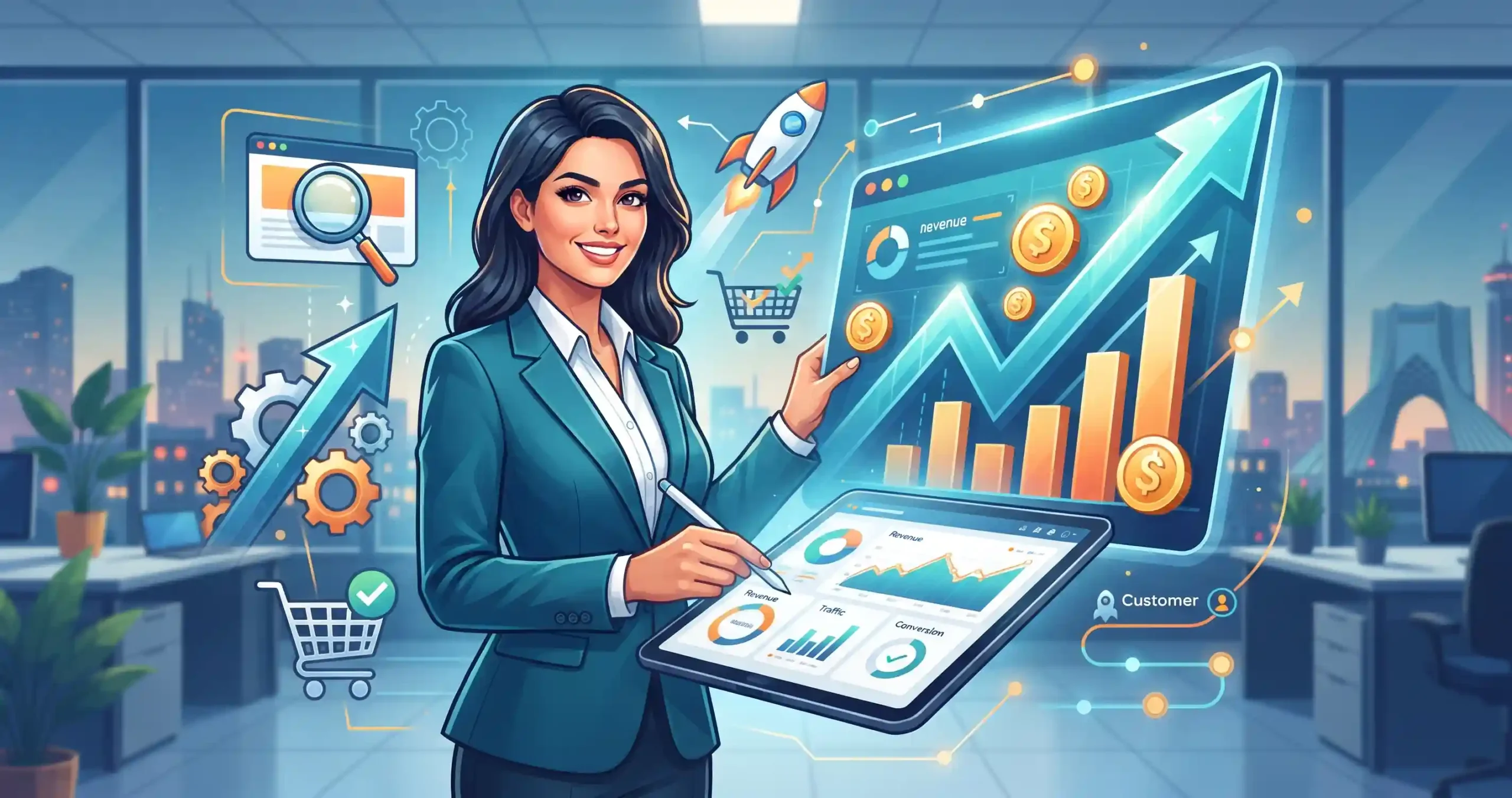 🚀 خدمات تخصصی رسا وب آفرین برای بهینهسازی فروش