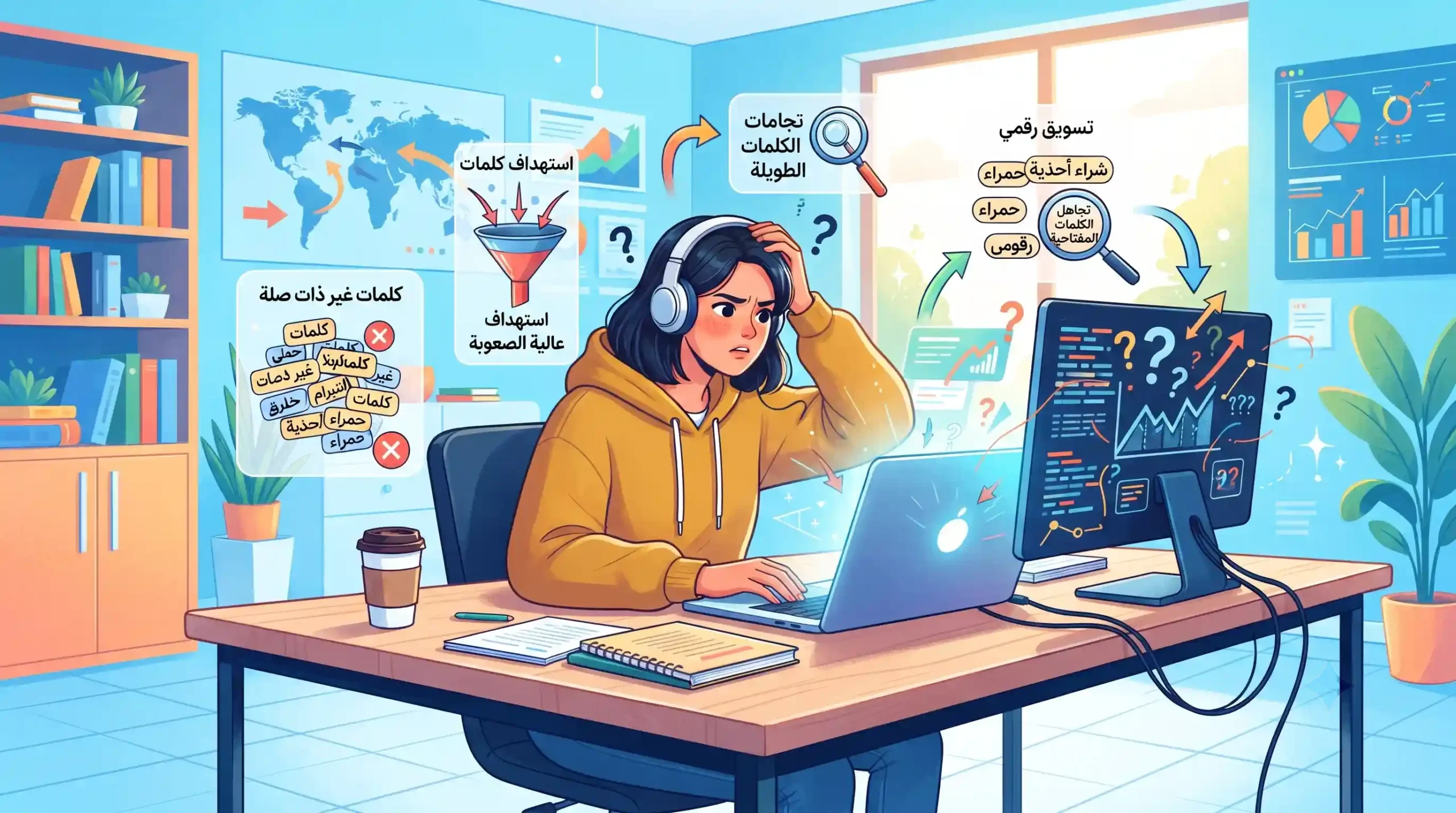 ⚠️ اشتباهات رایج مبتدیان در تحقیق کلمات کلیدی