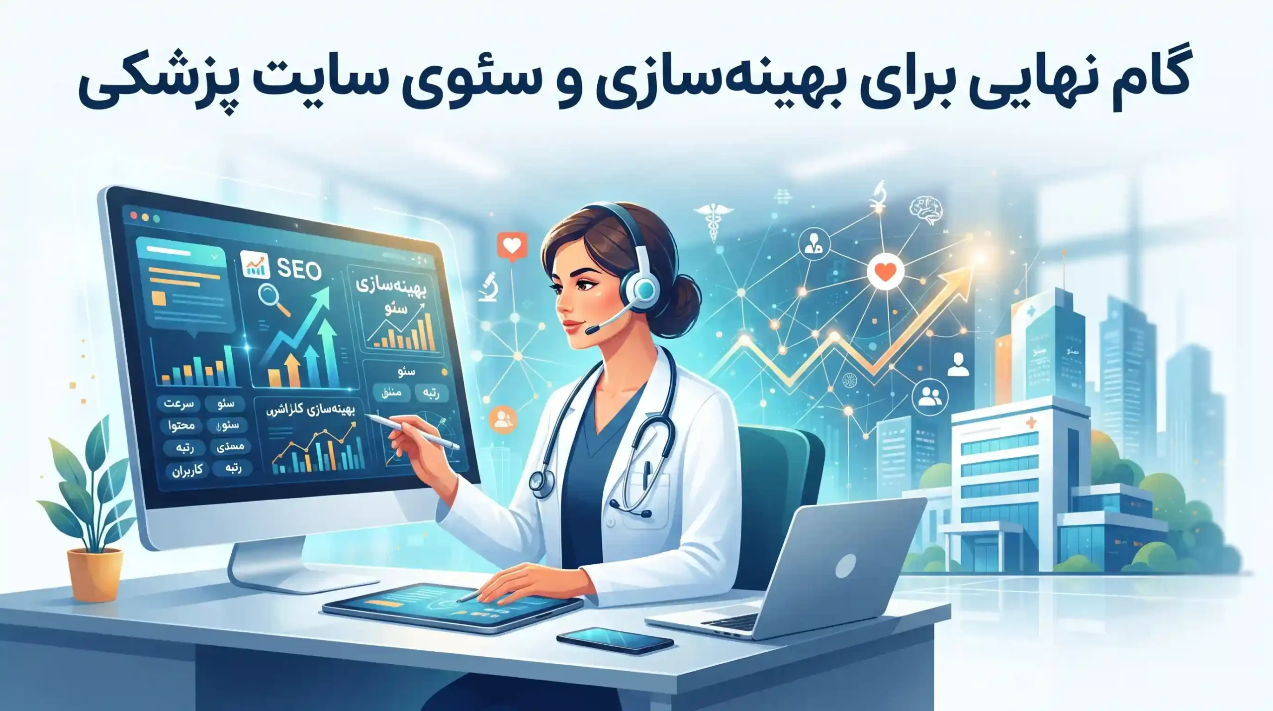 🚀 گام نهایی برای بهینه‌سازی و سئوی سایت پزشکی
