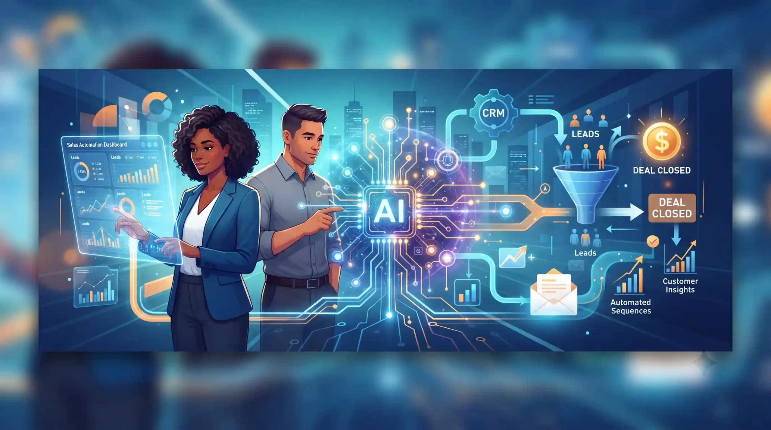 🤖 نقش هوش مصنوعی در آینده اتوماسیون فروش