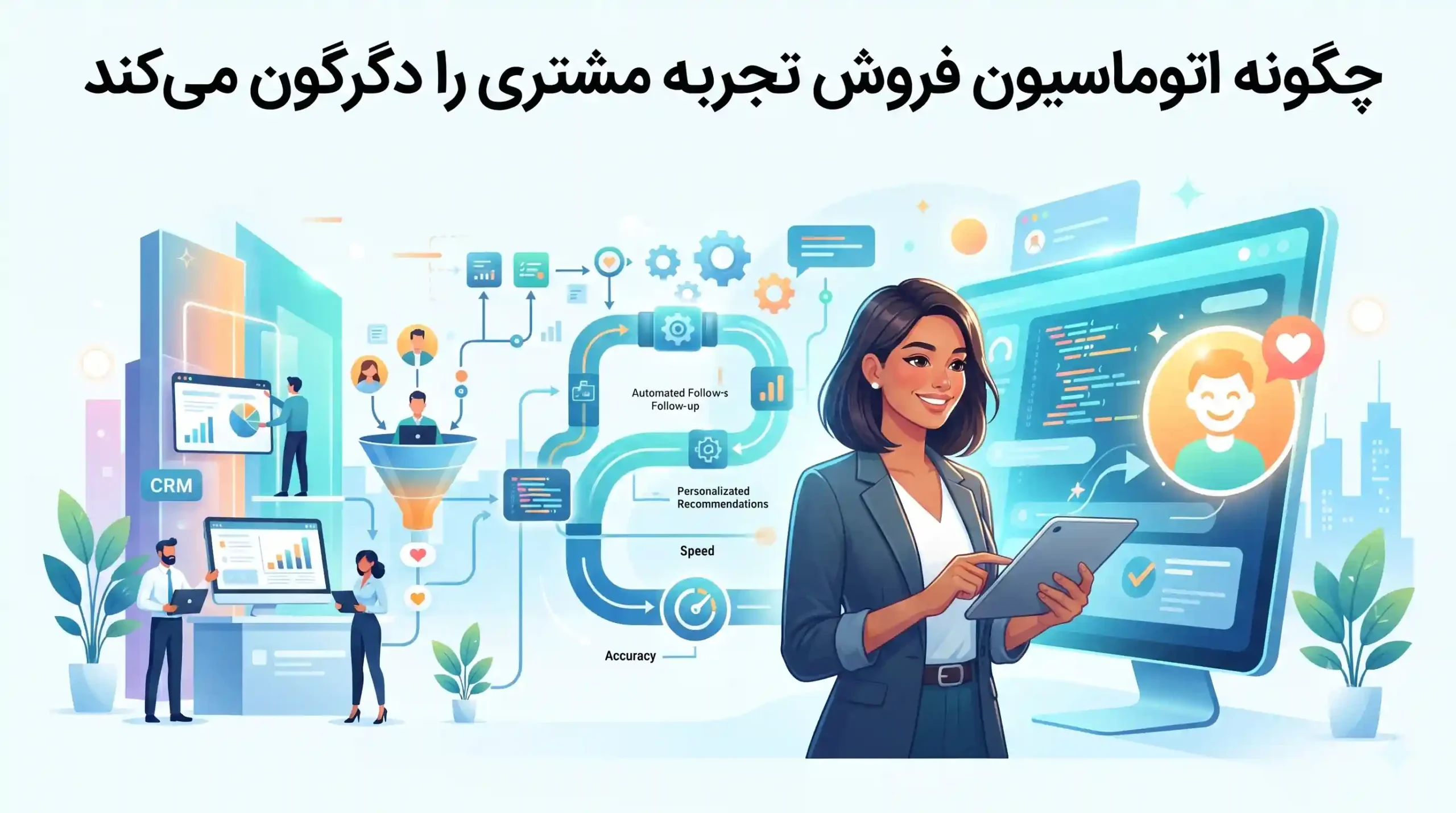 🎯 چگونه اتوماسیون فروش تجربه مشتری را دگرگون میکند