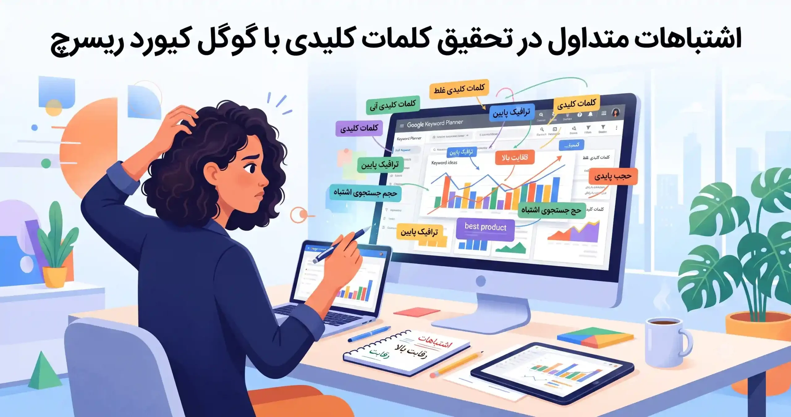 🚀 اشتباهات متداول در تحقیق کلمات کلیدی با گوگل کیورد ریسرچ