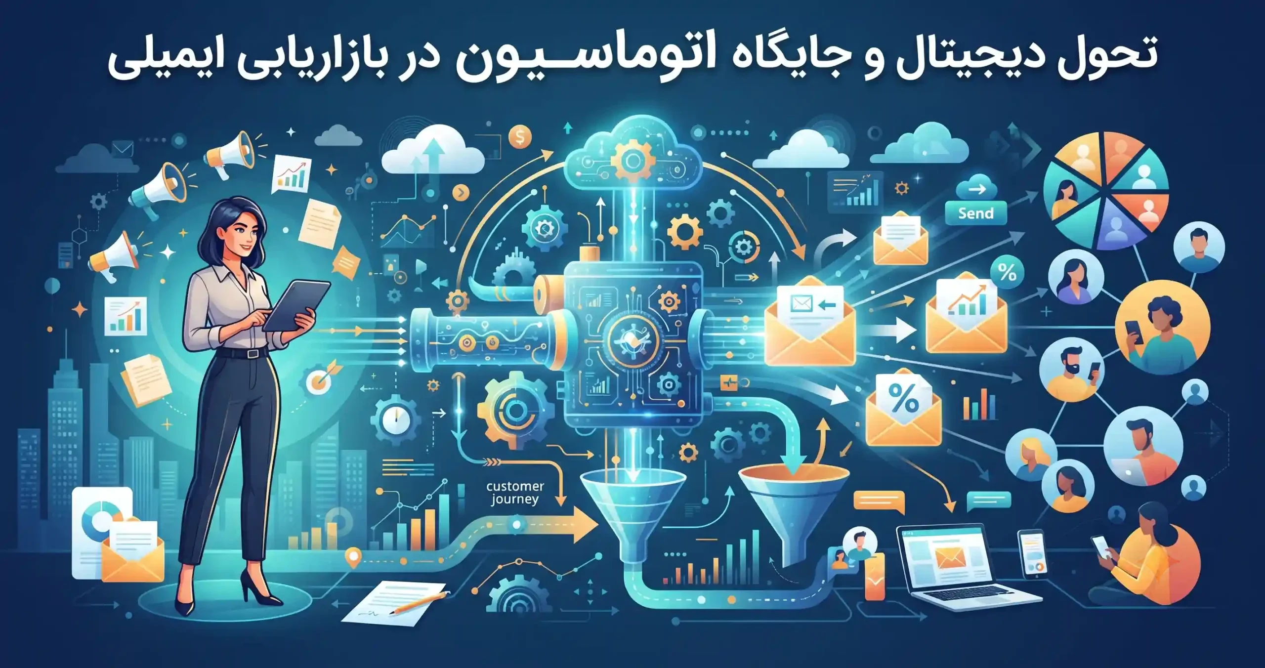 🚀 تحول دیجیتال و جایگاه اتوماسیون در بازاریابی ایمیلی