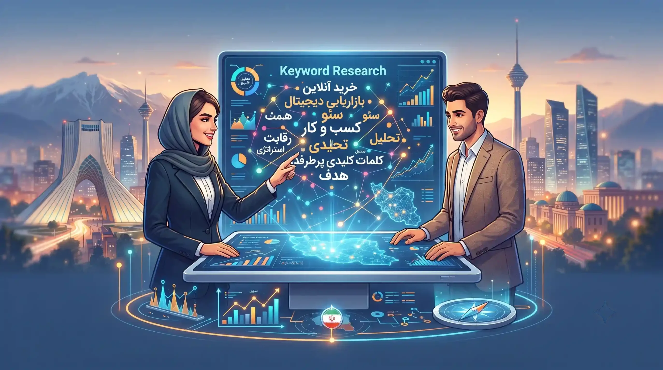 🎯 اهمیت تحقیق کلمات کلیدی در بازار پررقابت ایران