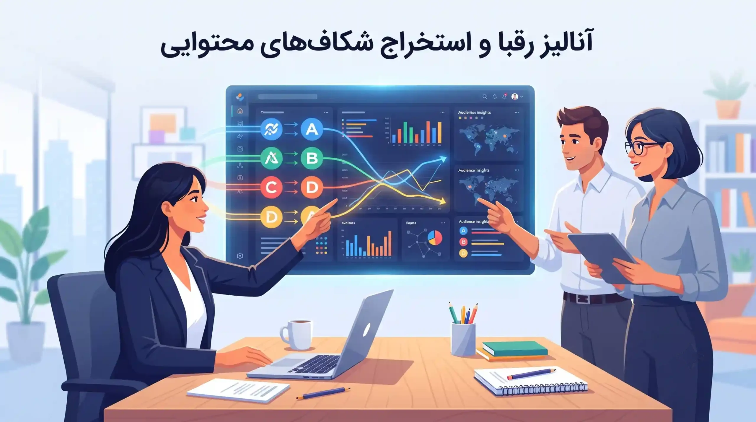 📈 آنالیز رقبا و استخراج شکافهای محتوایی
