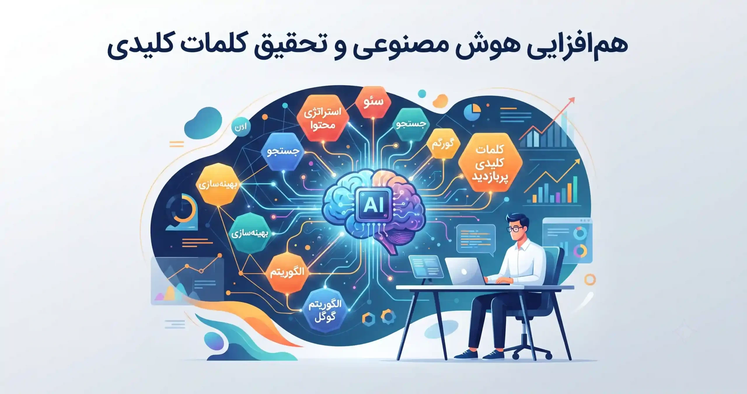 🧠 همافزایی هوش مصنوعی و تحقیق کلمات کلیدی