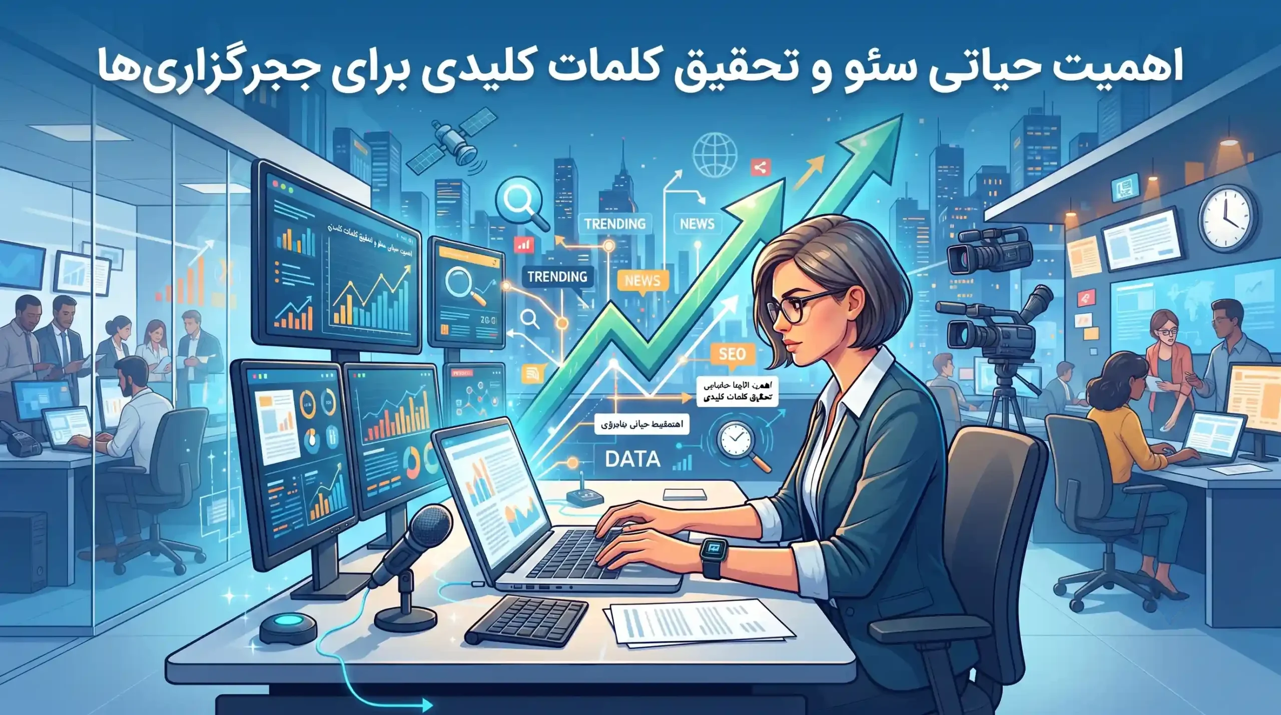 📰 اهمیت حیاتی سئو و تحقیق کلمات کلیدی برای خبرگزاری‌ها