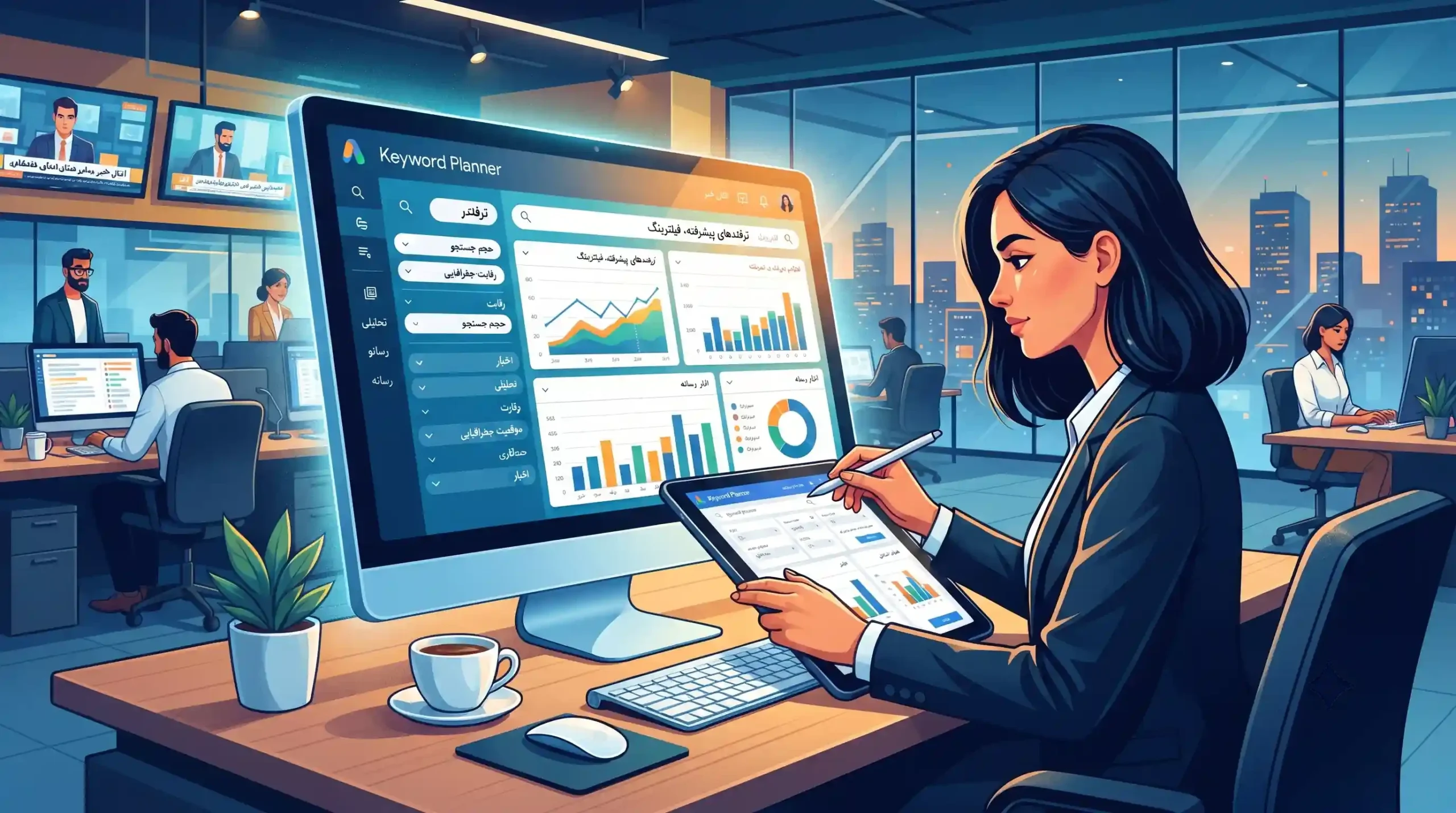 🎯 ترفندهای پیشرفته فیلترینگ کلمات کلیدی در کیورد پلنر برای اتاق خبر