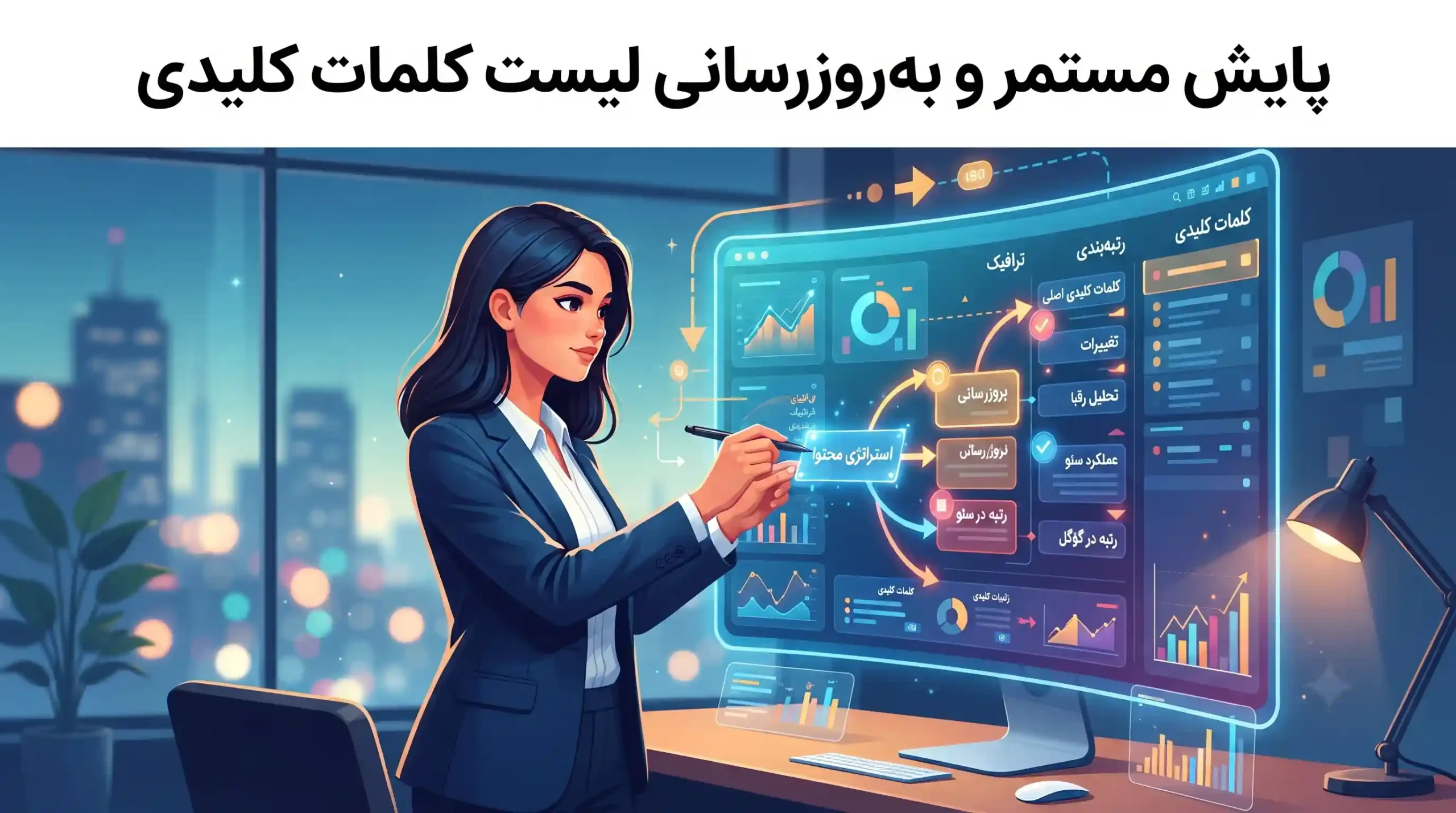 🔄 پایش مستمر و به‌روزرسانی لیست کلمات کلیدی