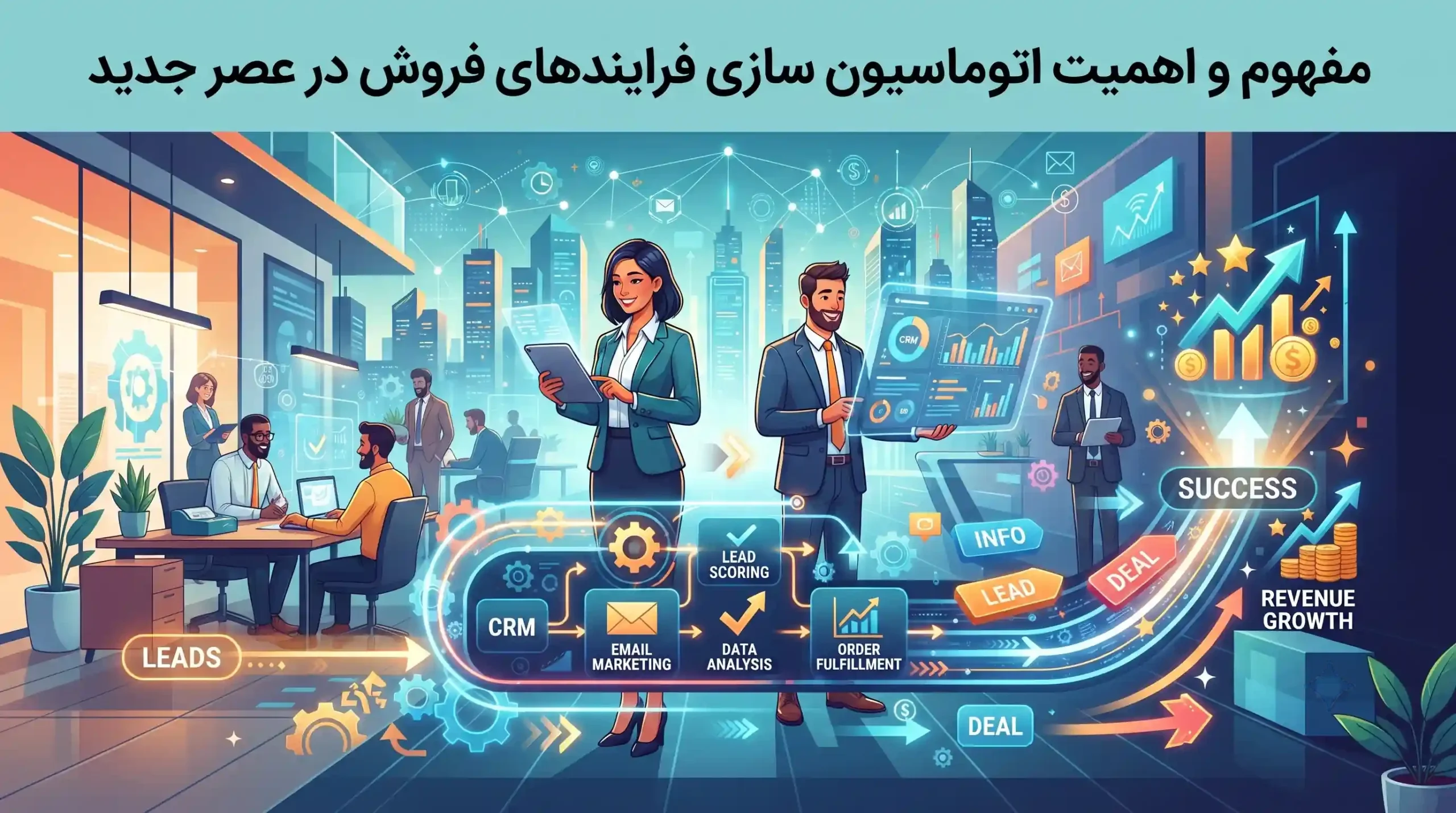 🚀 مفهوم و اهمیت اتوماسیون سازی فرایندهای فروش در عصر جدید