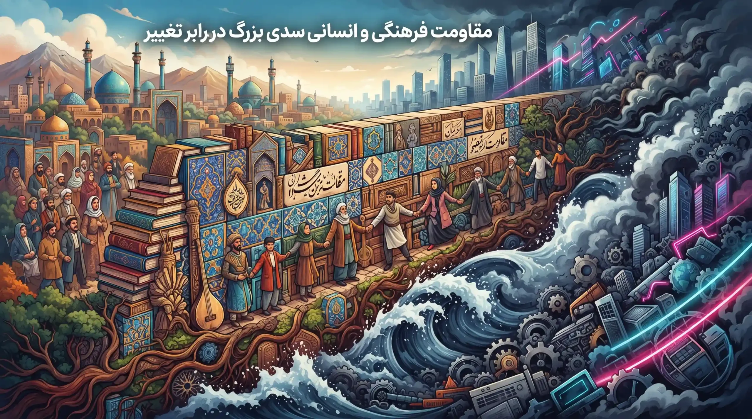 🛑 مقاومت فرهنگی و انسانی سدی بزرگ در برابر تغییر