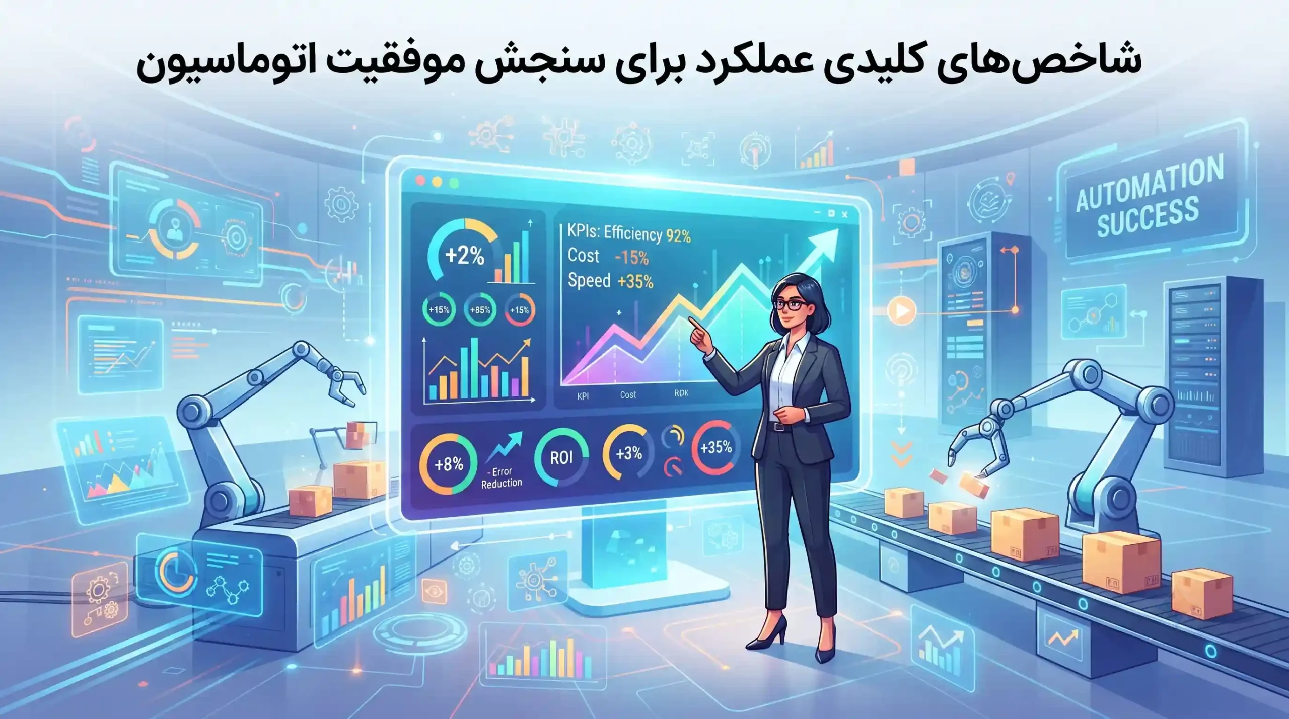 📊 شاخصهای کلیدی عملکرد برای سنجش موفقیت اتوماسیون