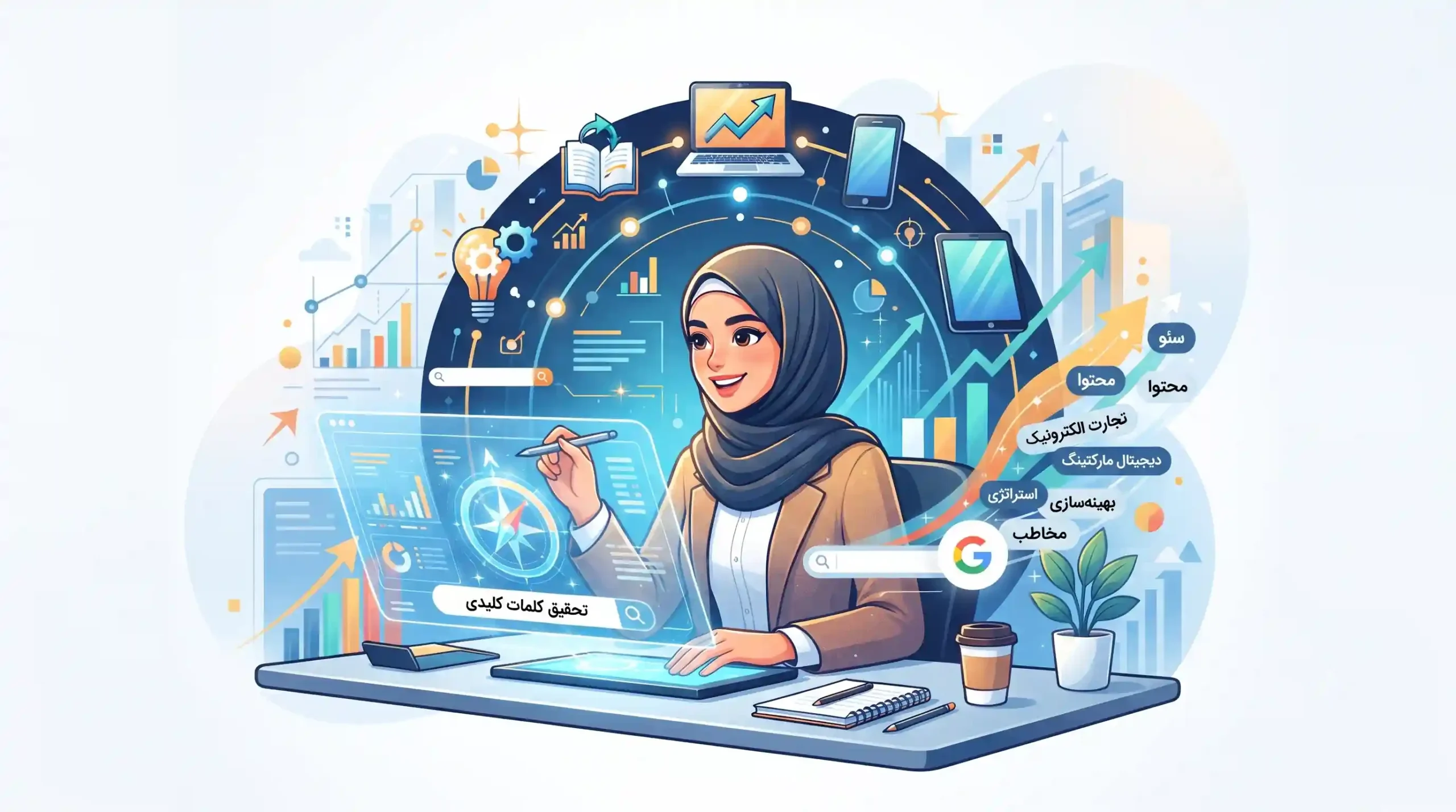 🎓 اهمیت یادگیری دیجیتال و ضرورت تحقیق کلمات کلیدی