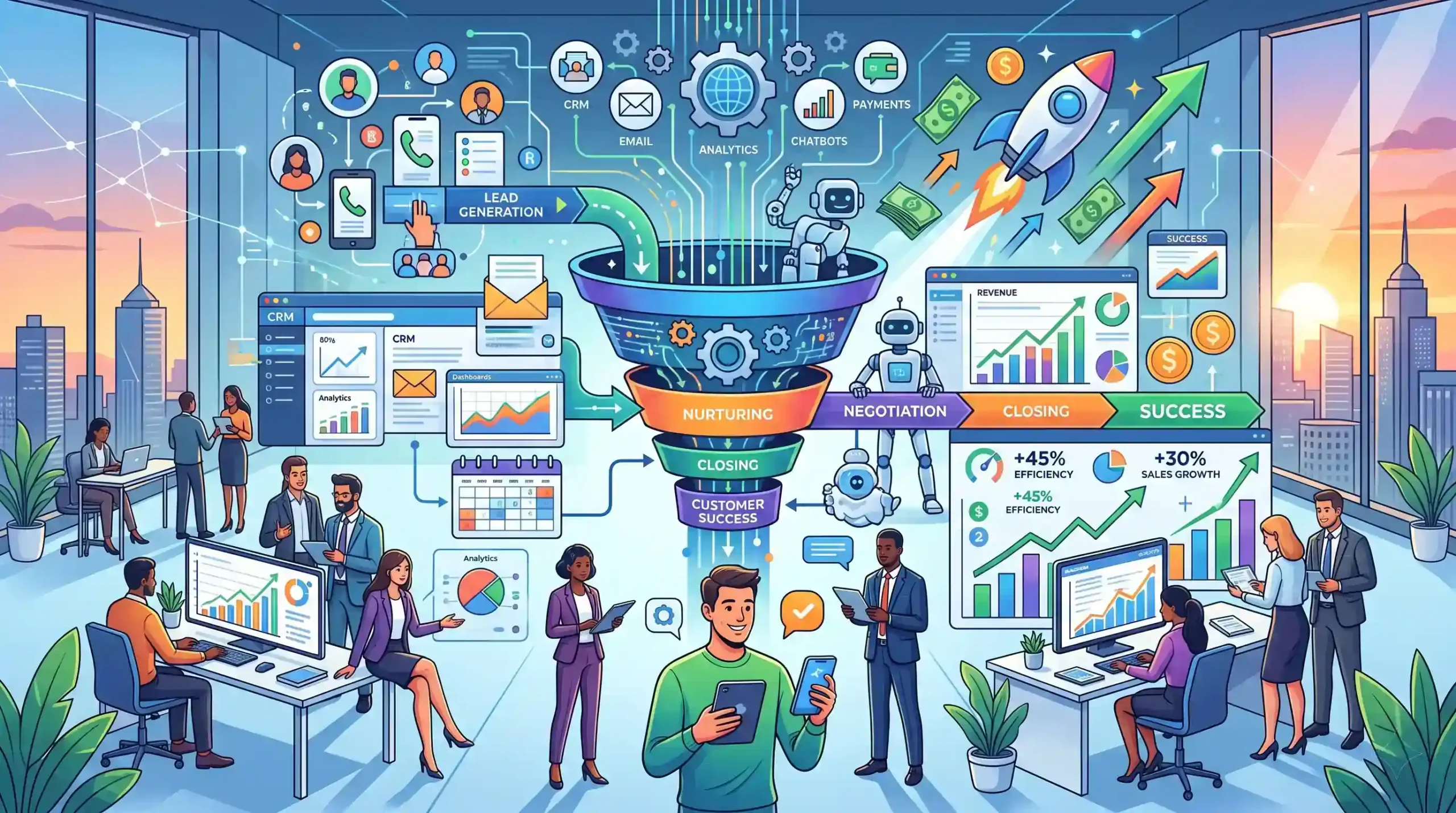 🚀 مفهوم و اهمیت اتوماسیون سازی فرایندهای فروش در دنیای امروز