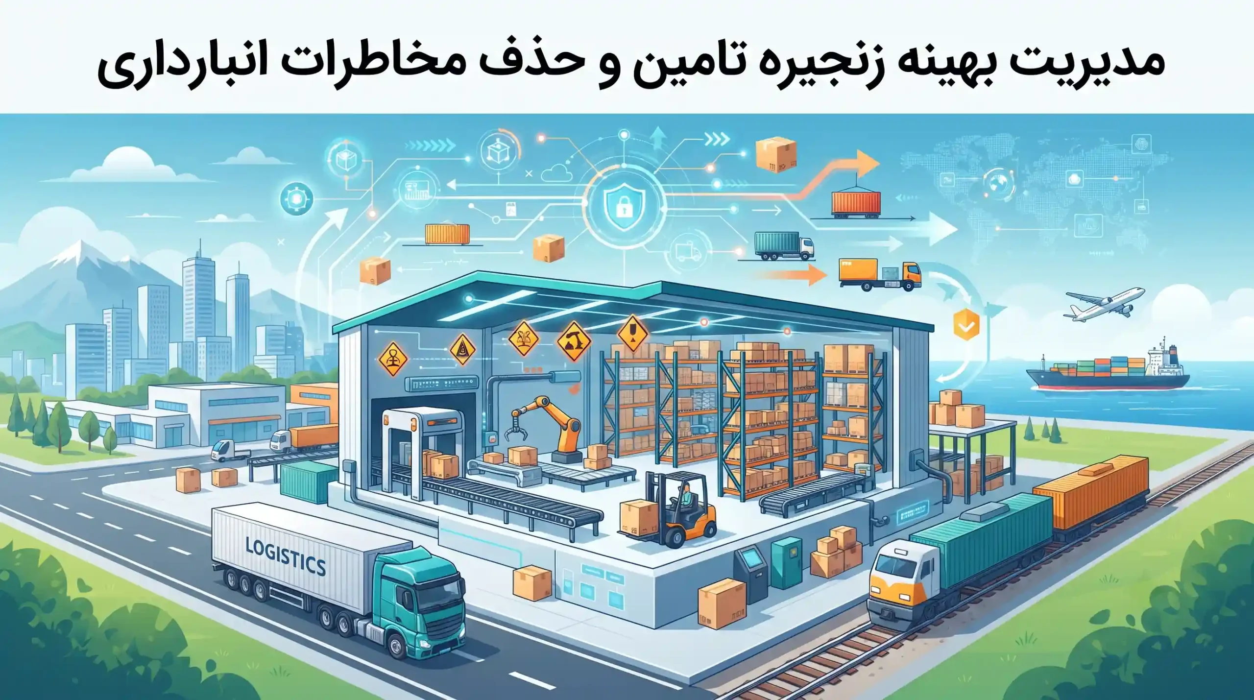 📦 مدیریت بهینه زنجیره تامین و حذف مخاطرات انبارداری