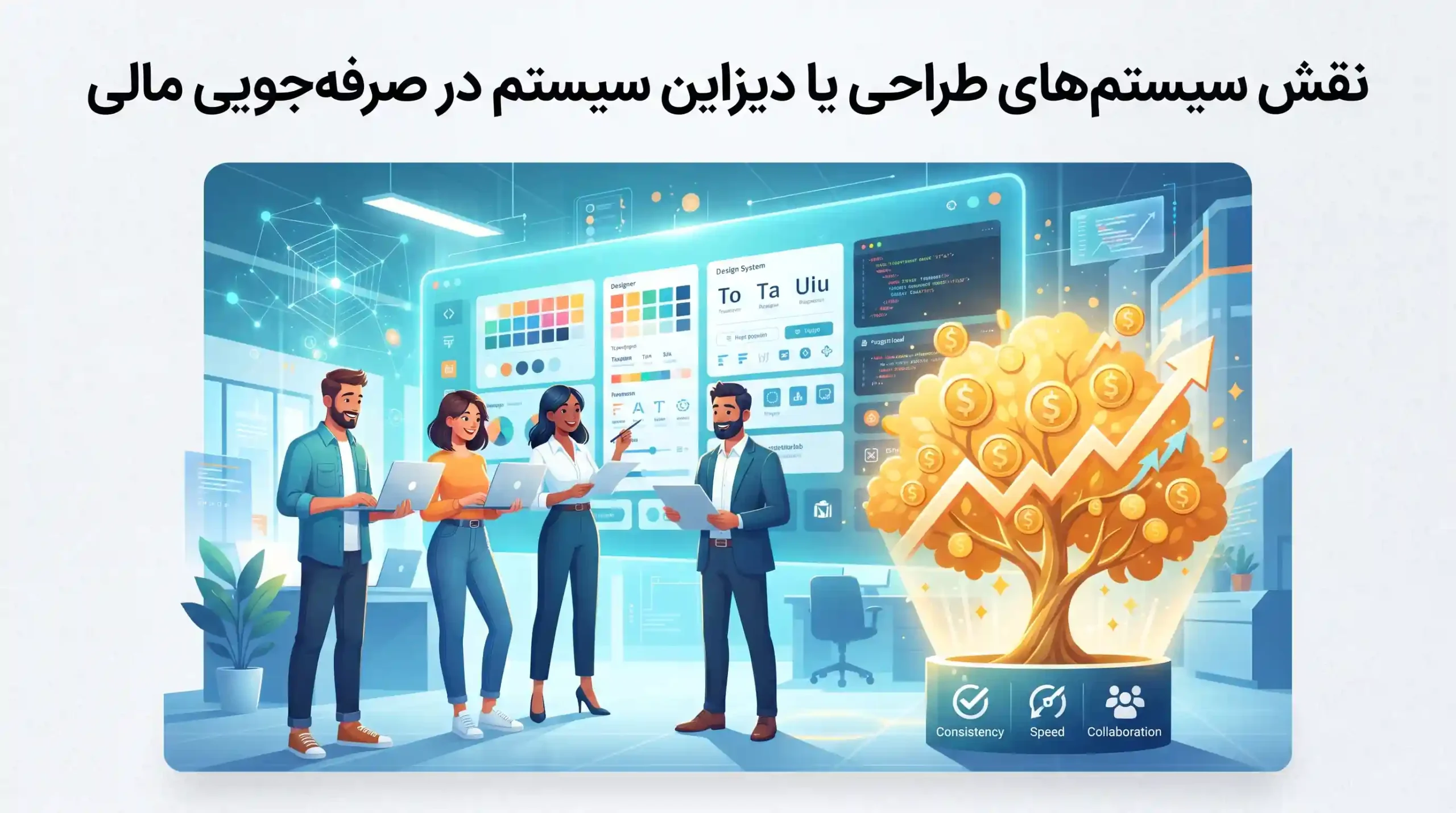 🎨 نقش سیستم‌های طراحی یا دیزاین سیستم در صرفه‌جویی مالی
