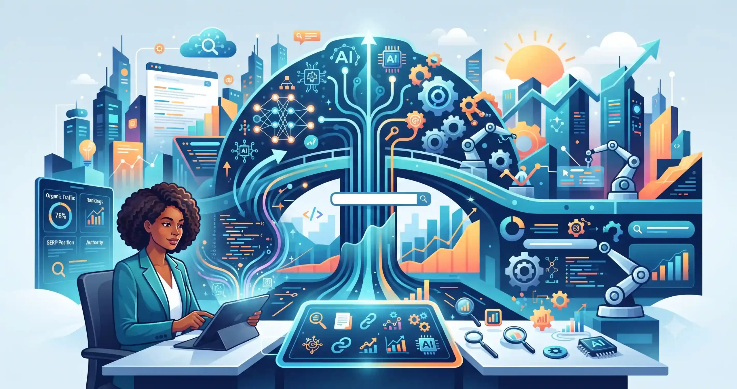 🧠 جایگاه هوش مصنوعی و اتوماسیون در استراتژیهای نوین سئو