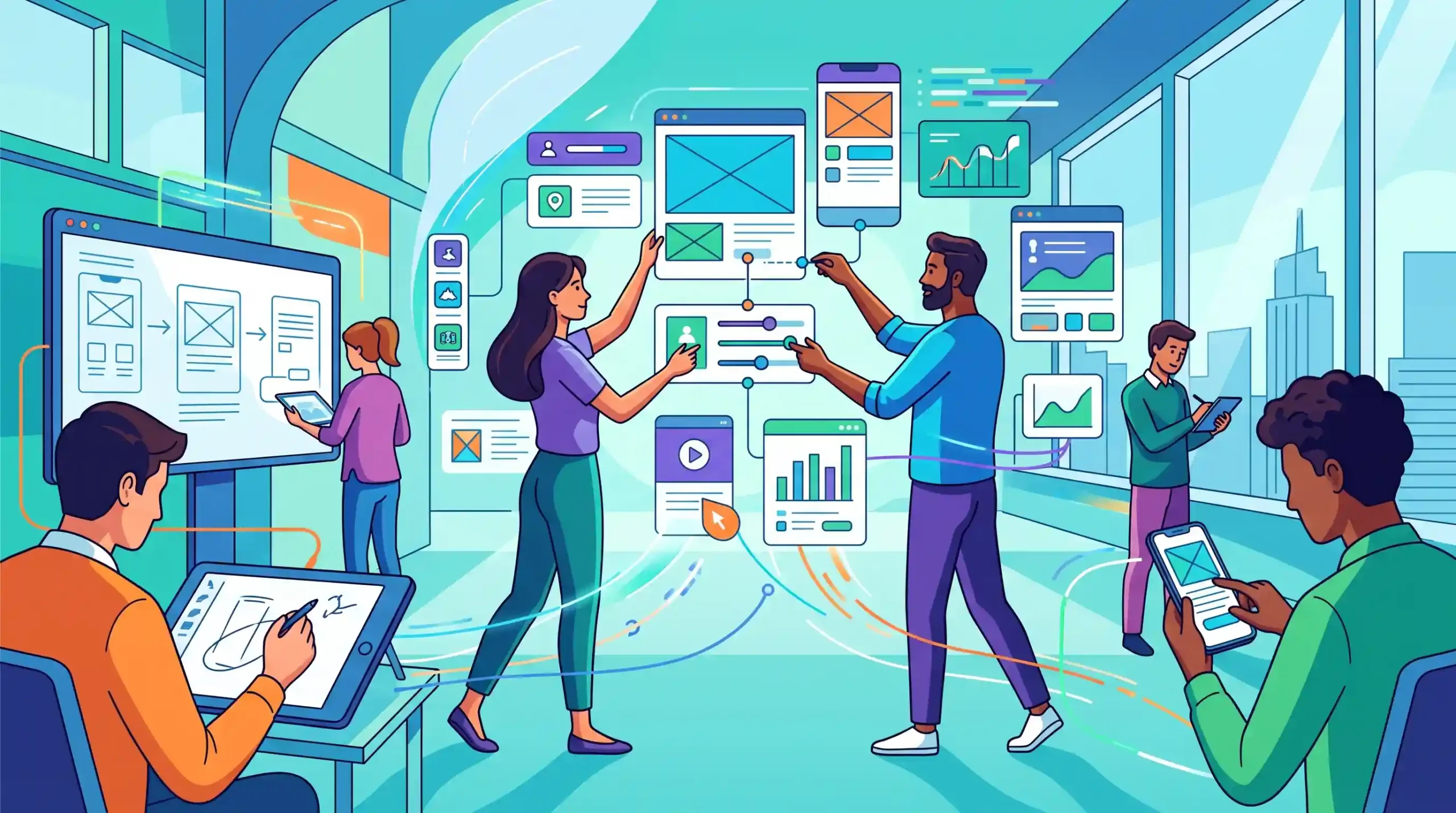 💼 خدمات طراحی UI UX در آژانس رسا وب آفرین