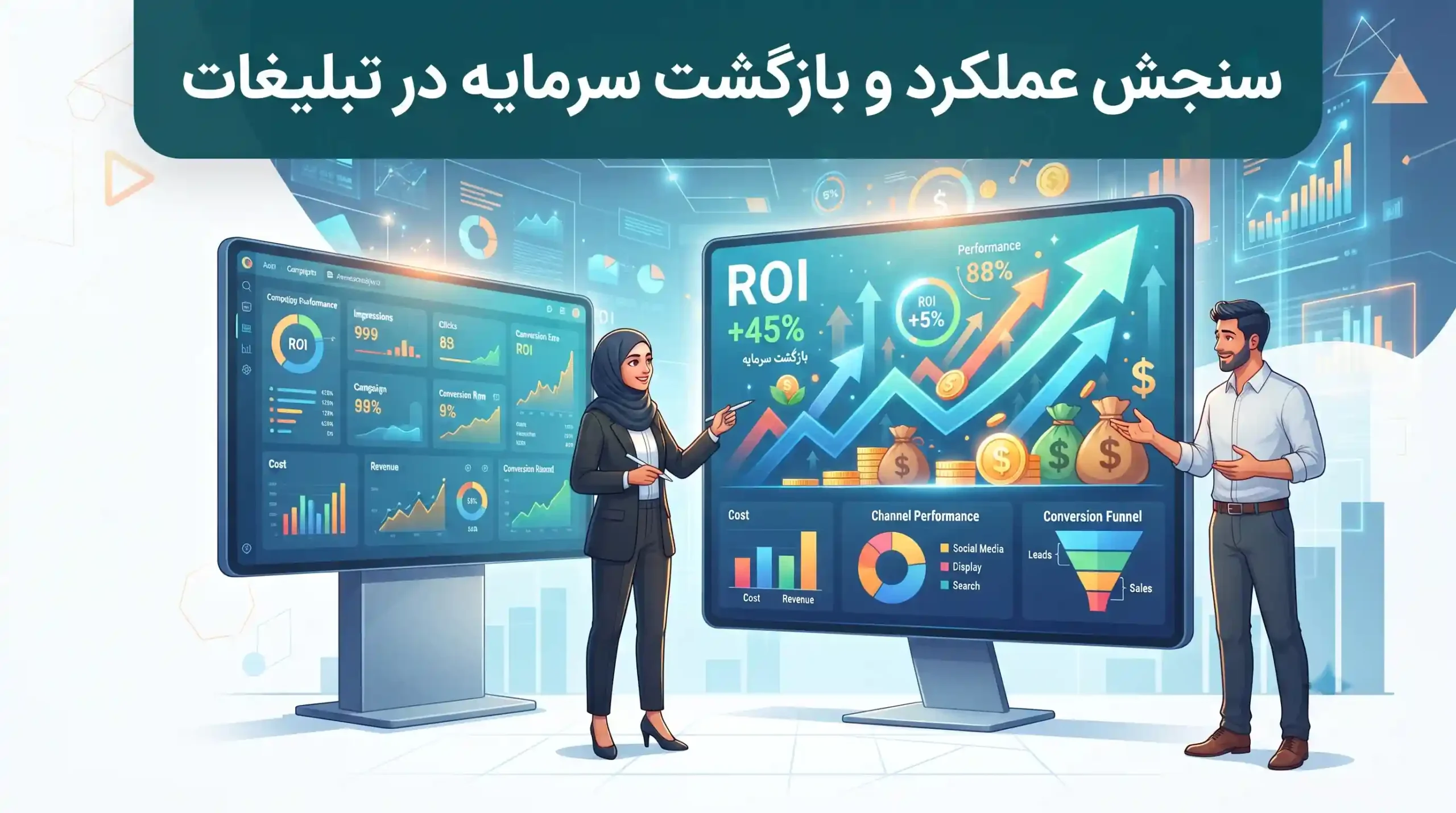 📊 سنجش عملکرد و بازگشت سرمایه در تبلیغات