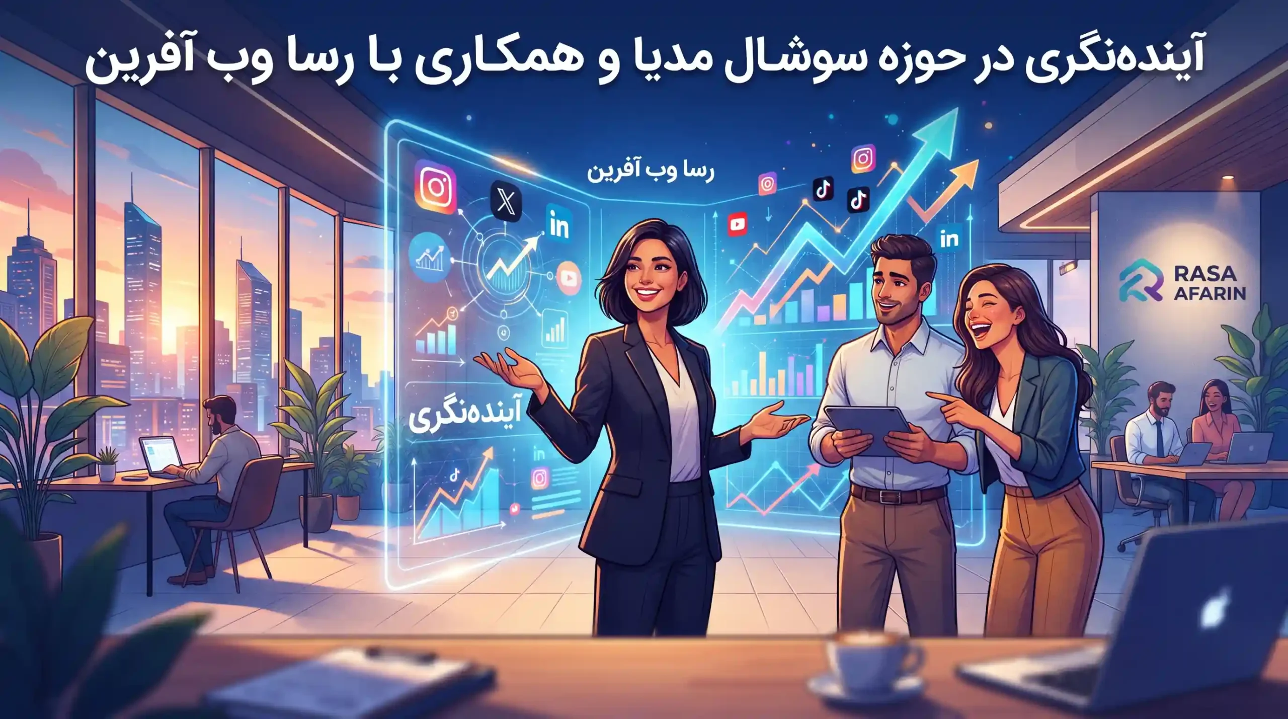 🌟 آینده‌نگری در حوزه سوشال مدیا و همکاری با رسا وب آفرین