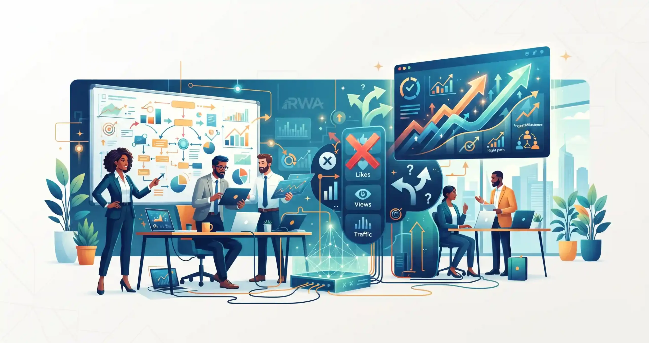 🏆 معیارهای اشتباه برای سنجش موفقیت و همکاری با رسا وب آفرین