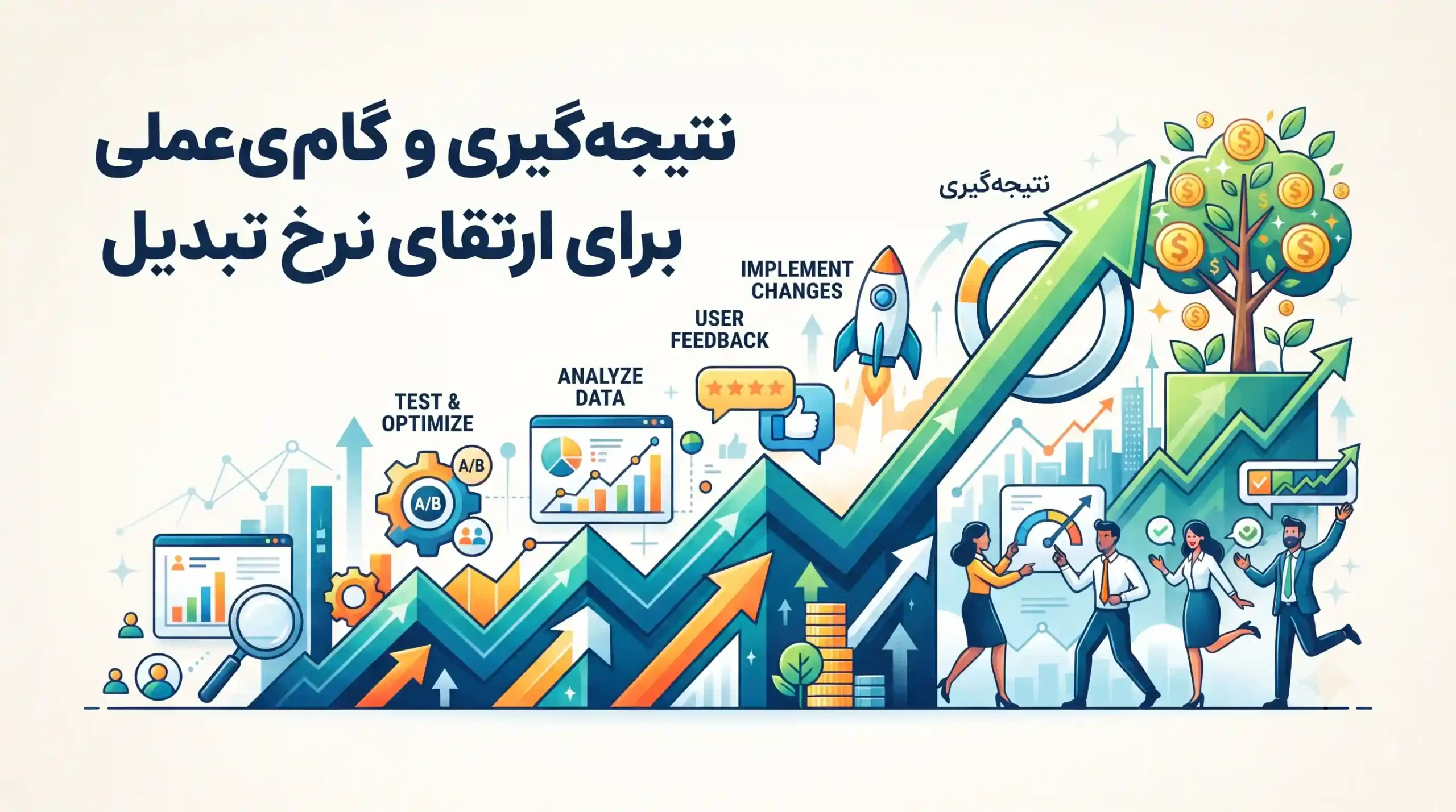 🚀 نتیجهگیری و گامهای عملی برای ارتقای نرخ تبدیل