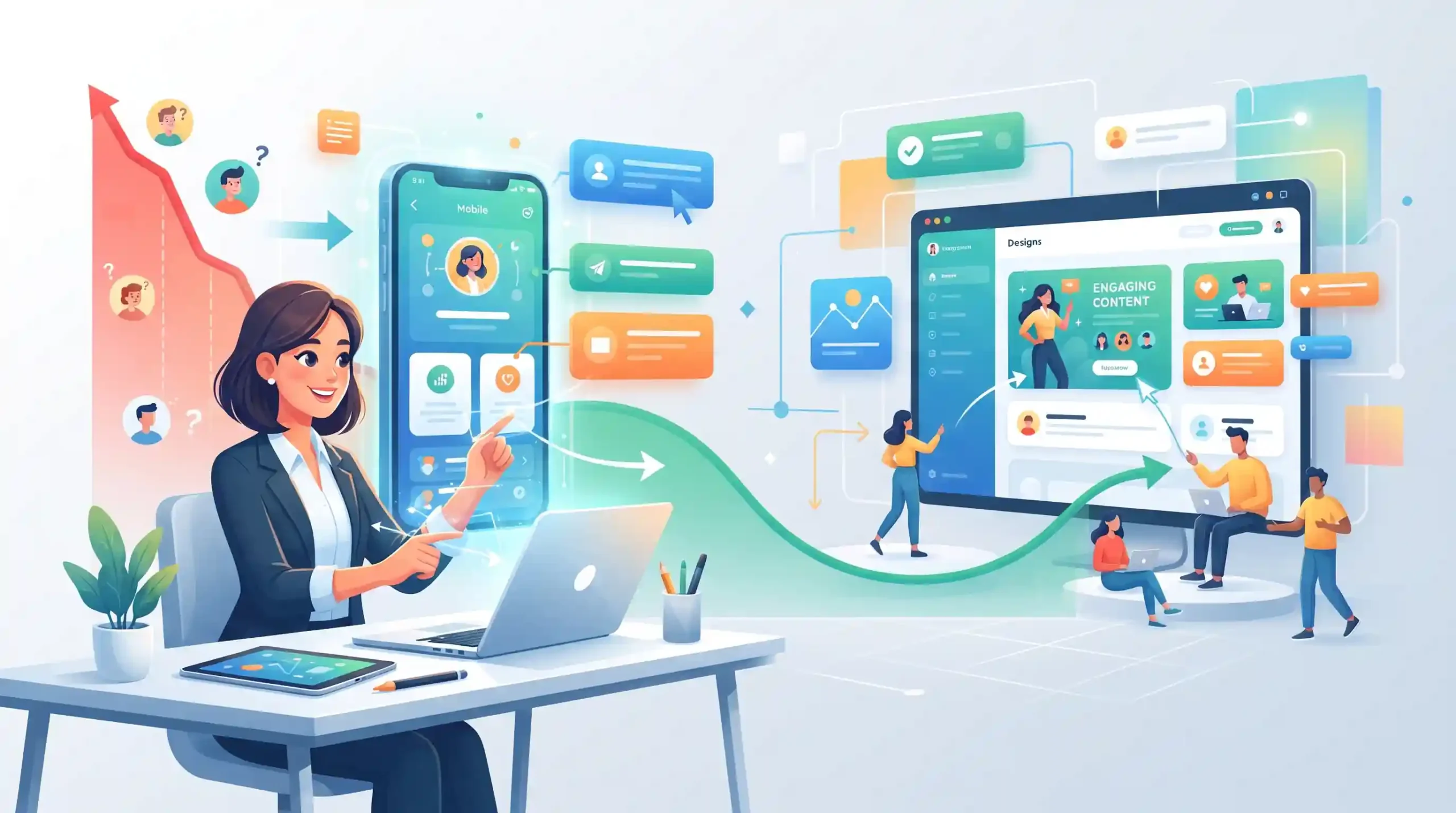 ⏱️ کاهش نرخ پرش با طراحی UI و UX اختصاصی